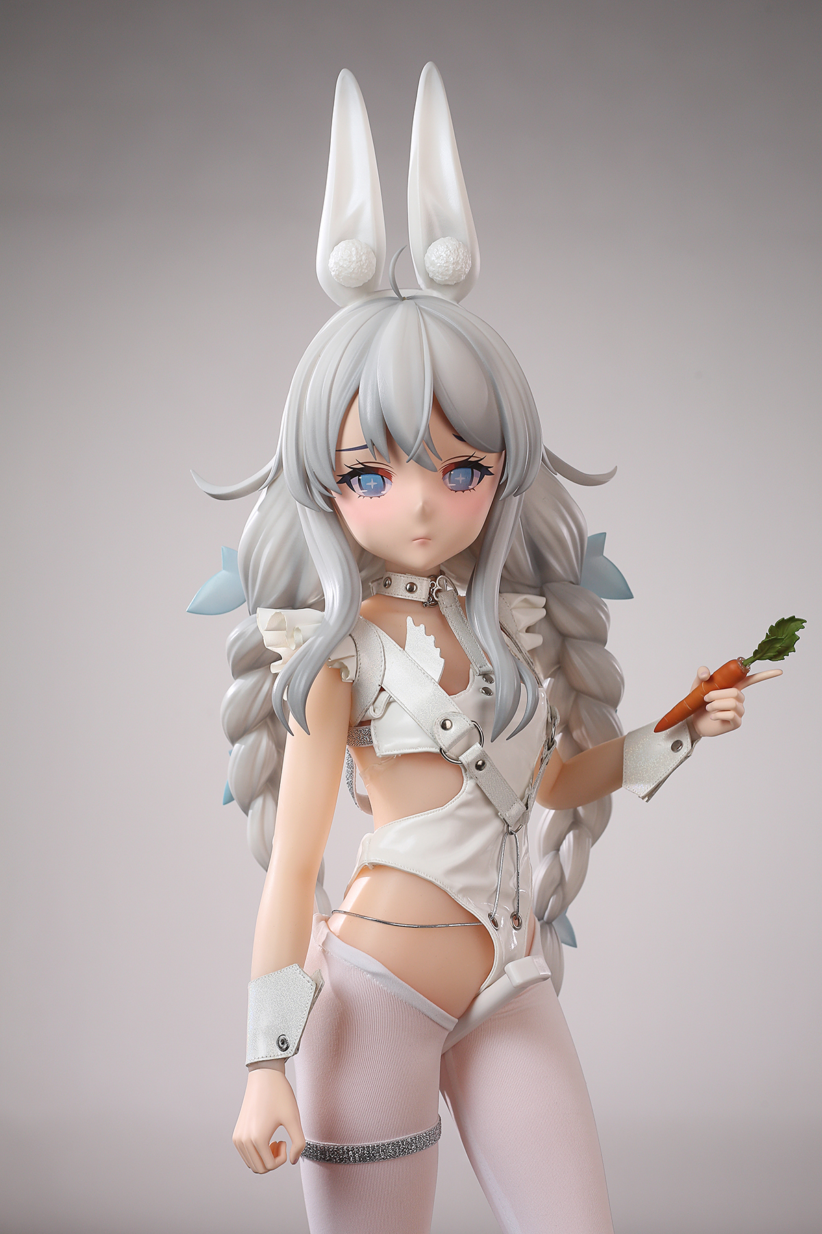 65cm Dreamy Bunny Silicone Anime Doll – Soft Pink Fantasy Companion