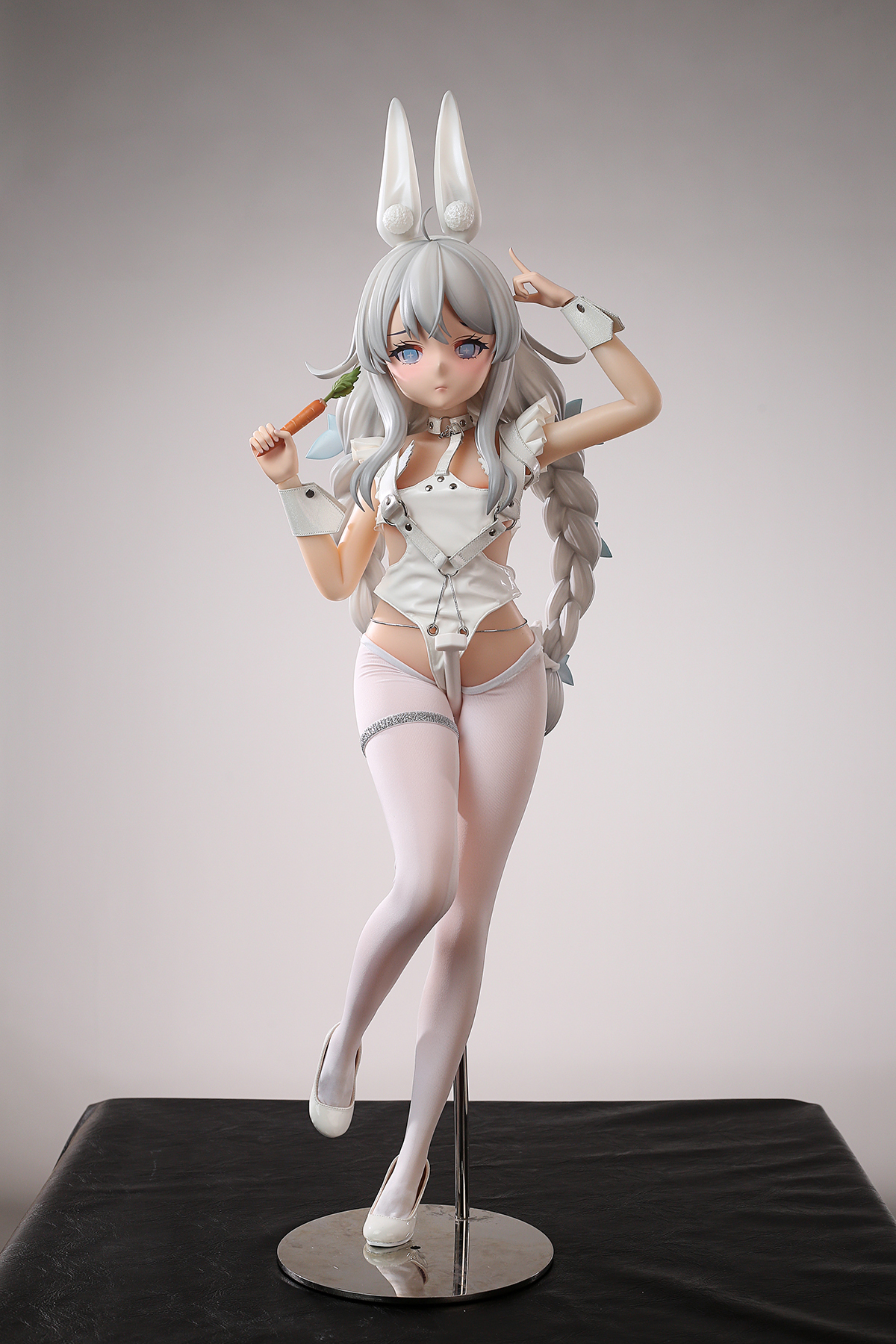 65cm Dreamy Bunny Silicone Anime Doll – Soft Pink Fantasy Companion