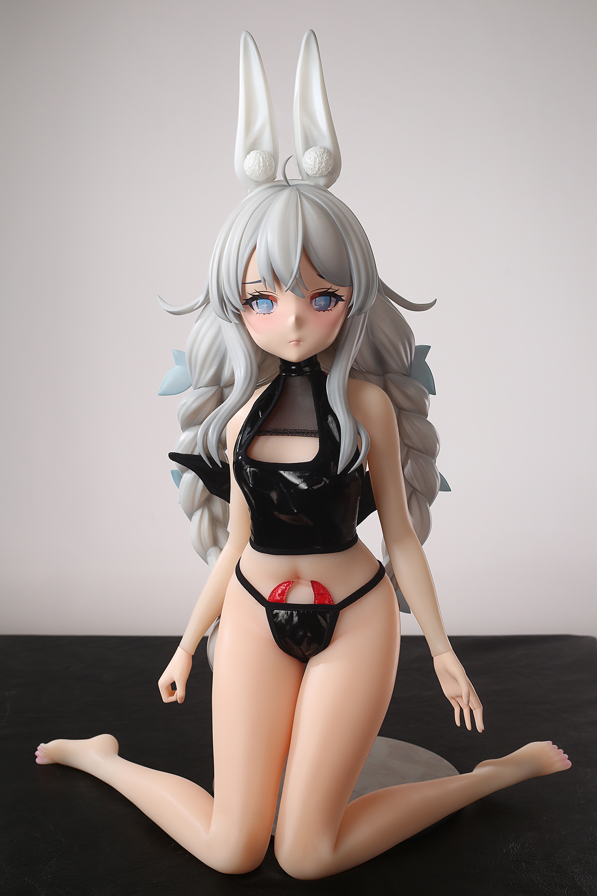 65cm Dreamy Bunny Silicone Anime Doll – Soft Pink Fantasy Companion