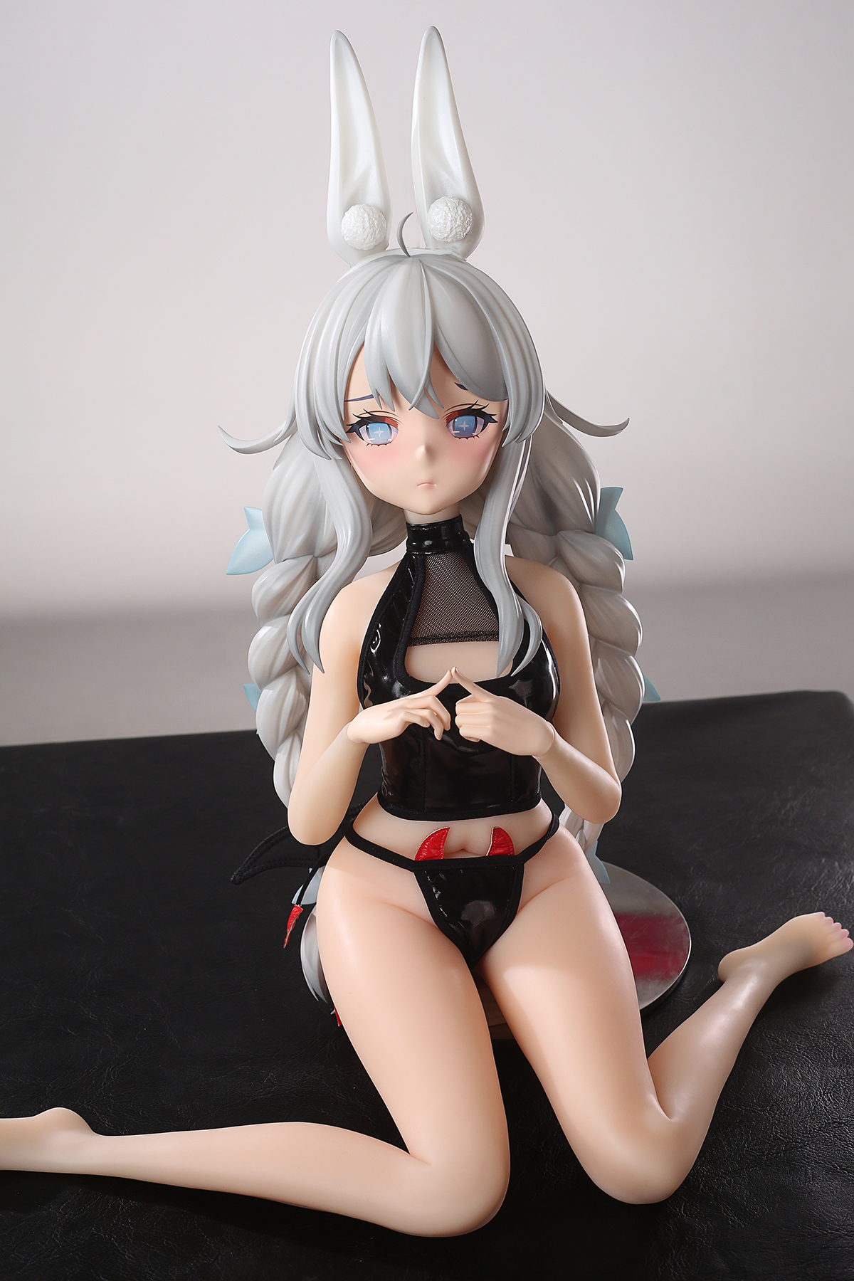 65cm Dreamy Bunny Silicone Anime Doll – Soft Pink Fantasy Companion