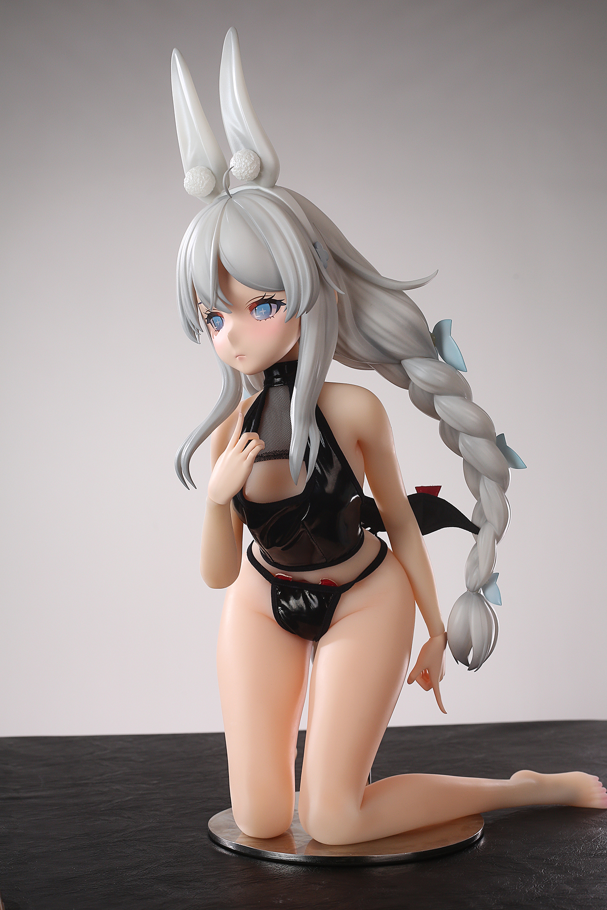 65cm Dreamy Bunny Silicone Anime Doll – Soft Pink Fantasy Companion