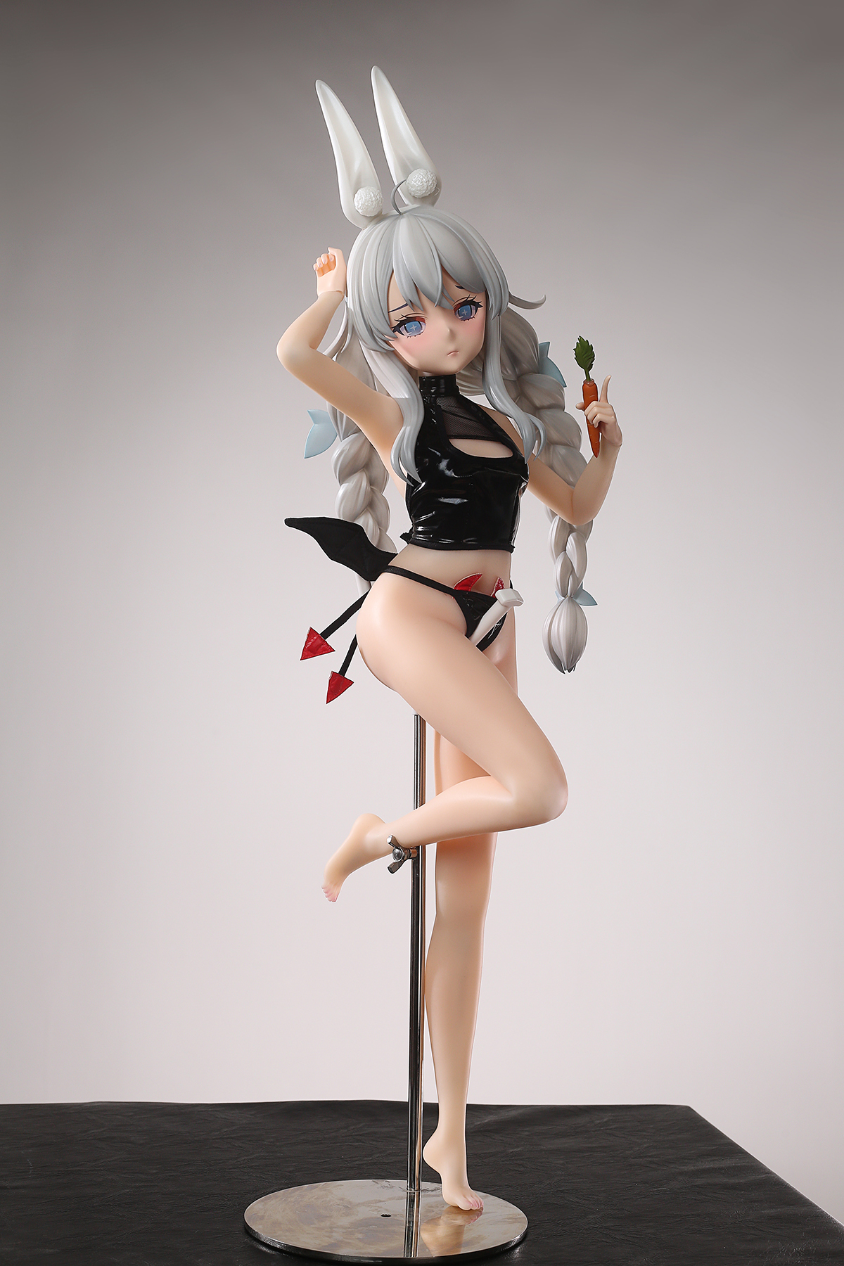 65cm Dreamy Bunny Silicone Anime Doll – Soft Pink Fantasy Companion