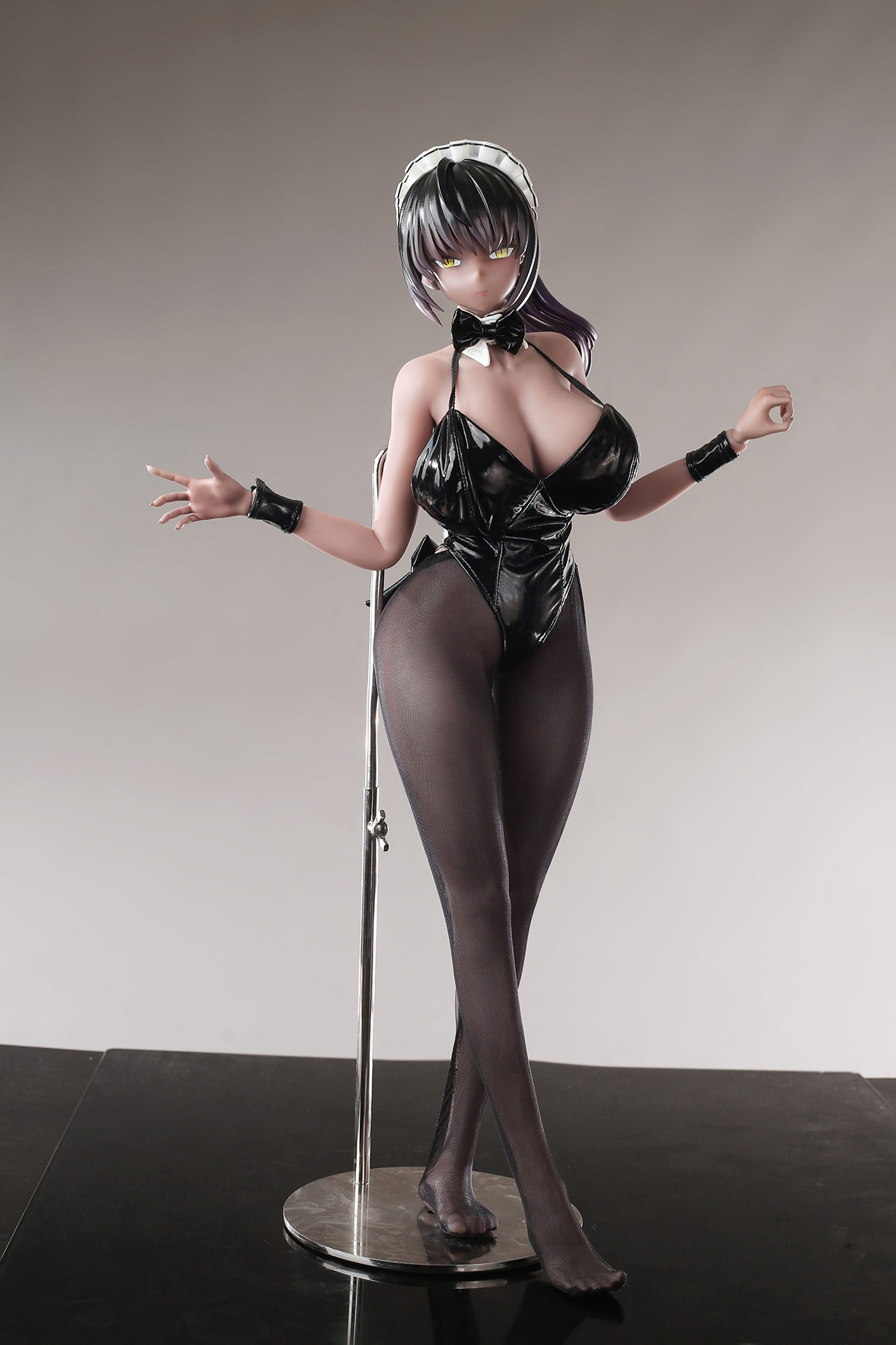 65cm Crimson Noir Demon Silicone Anime Doll – Gothic Fantasy Companion