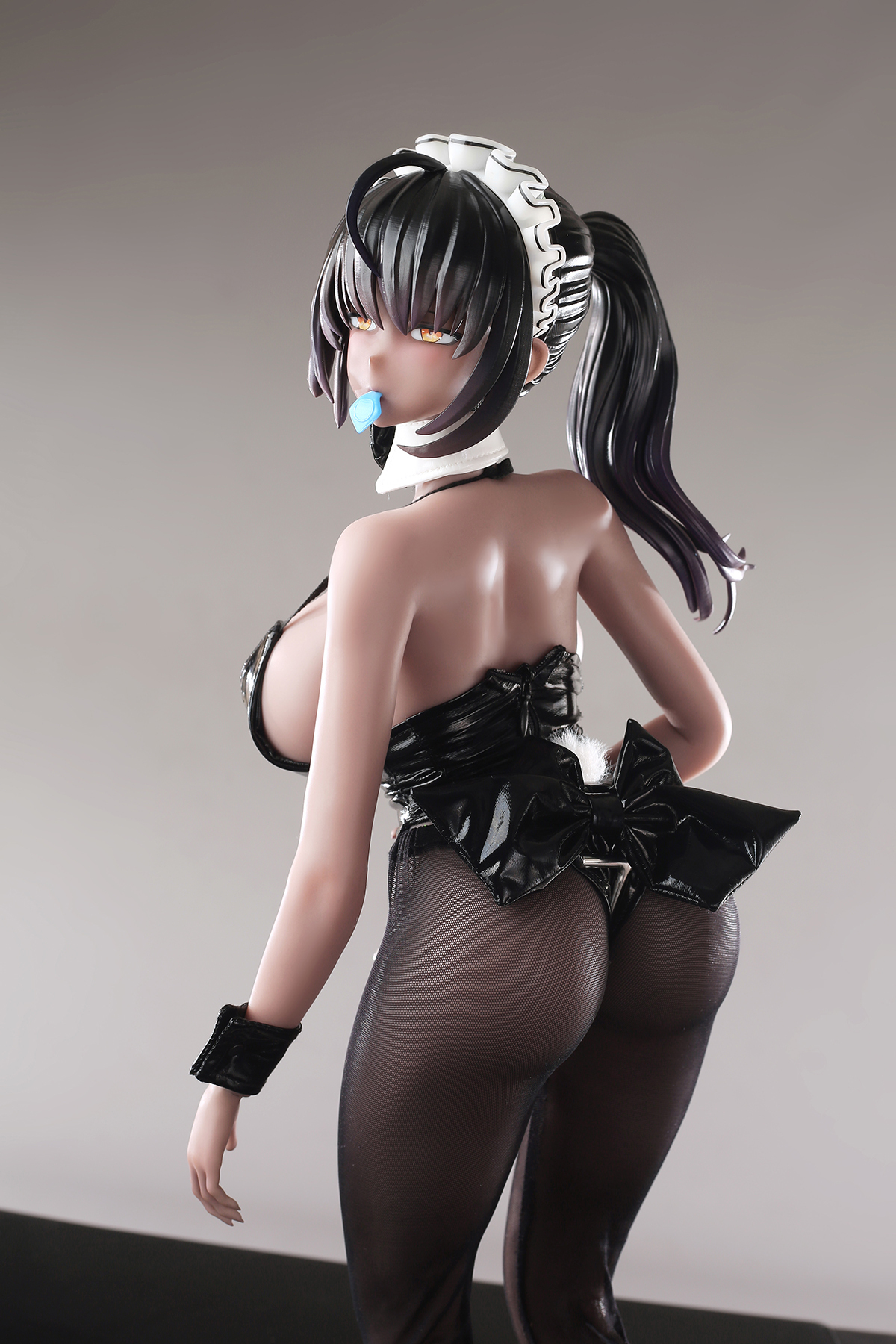 65cm Crimson Noir Demon Silicone Anime Doll – Gothic Fantasy Companion