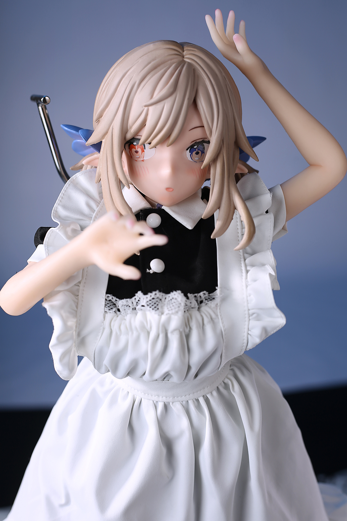 52cm Pure White Elf Silicone Anime Doll – Ethereal Fantasy Companion