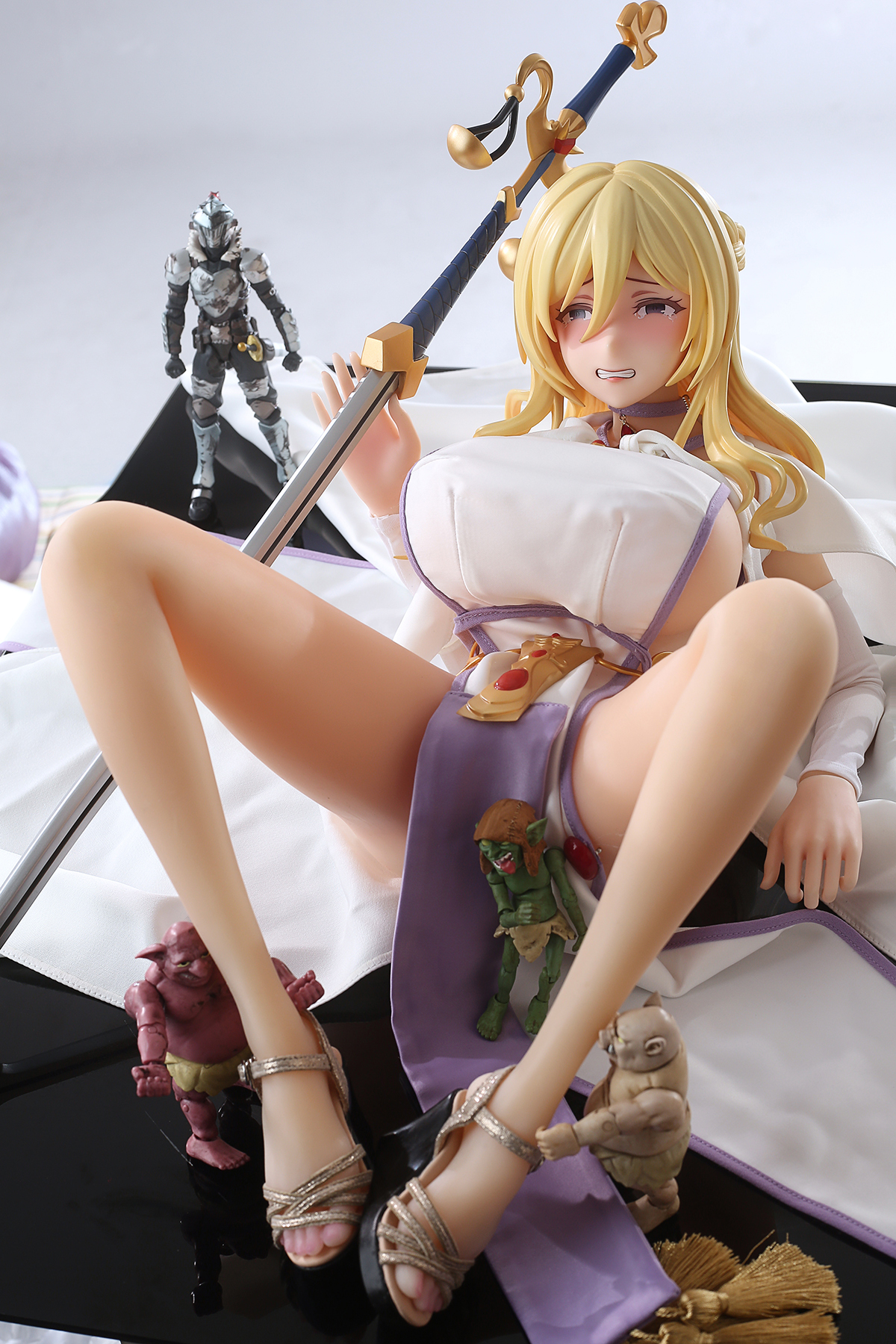65cm Sacred Blade Maiden Silicone Anime Doll – Holy Knight Fantasy Companion