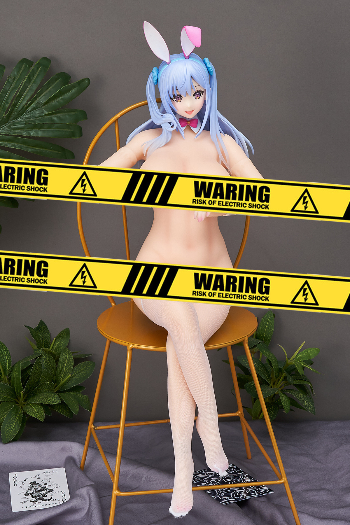 45cm Elegant Fantasy Blonde Silicone Anime Doll – Premium Noble Companion