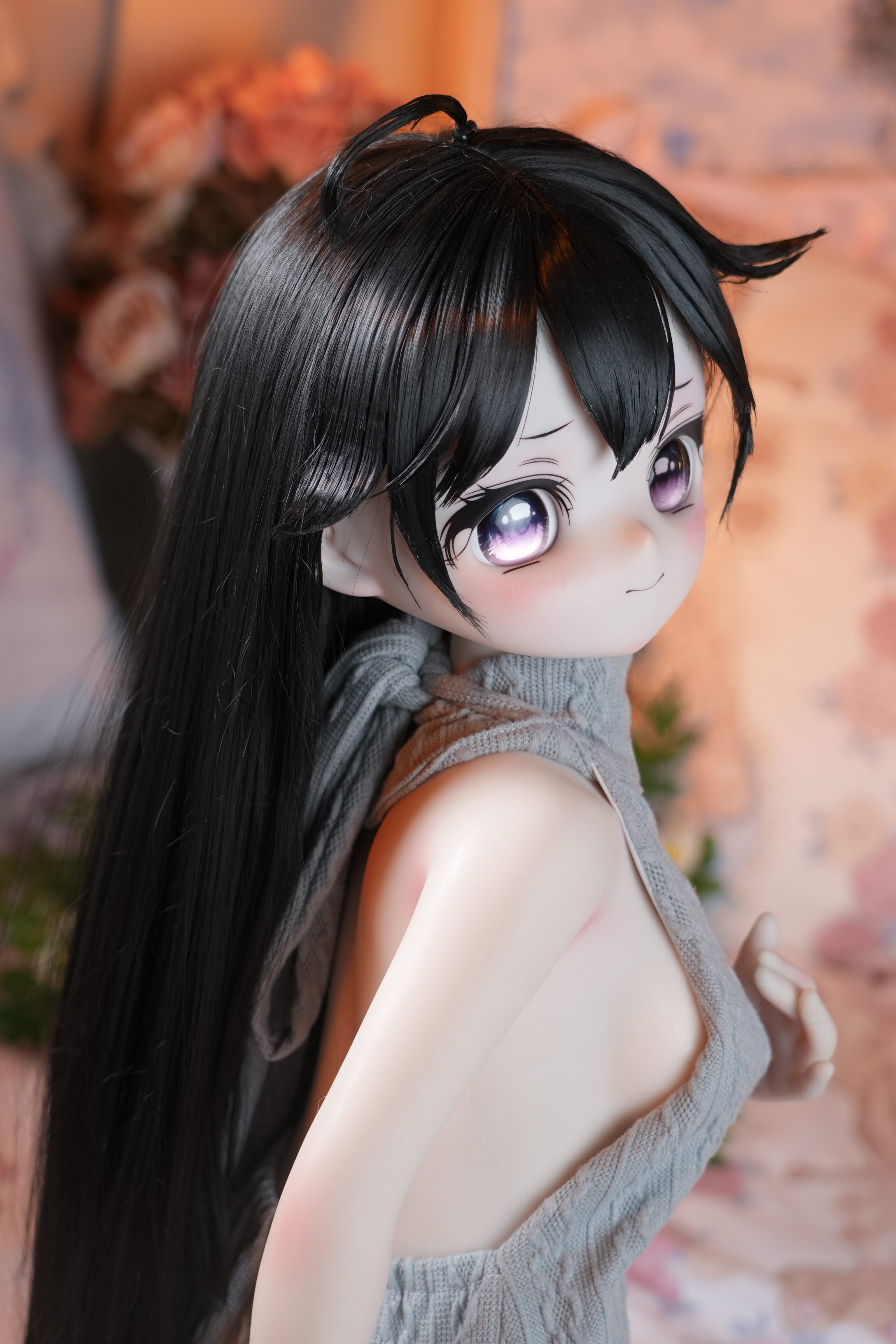 70/85cm Silicone Anime Figure Ya Zi – Premium Cyber Character Display Model