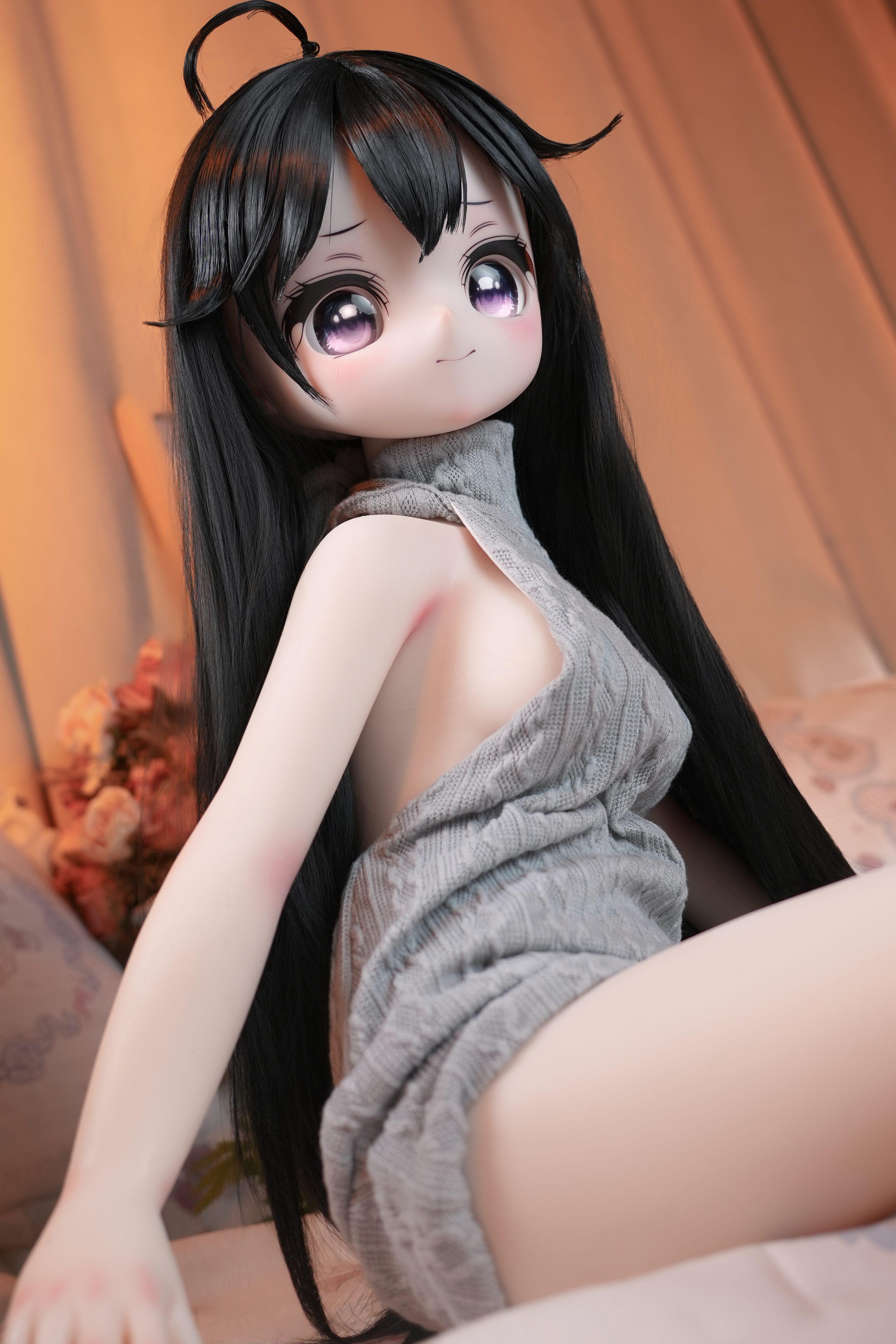 70/85cm Silicone Anime Figure Ya Zi – Premium Cyber Character Display Model