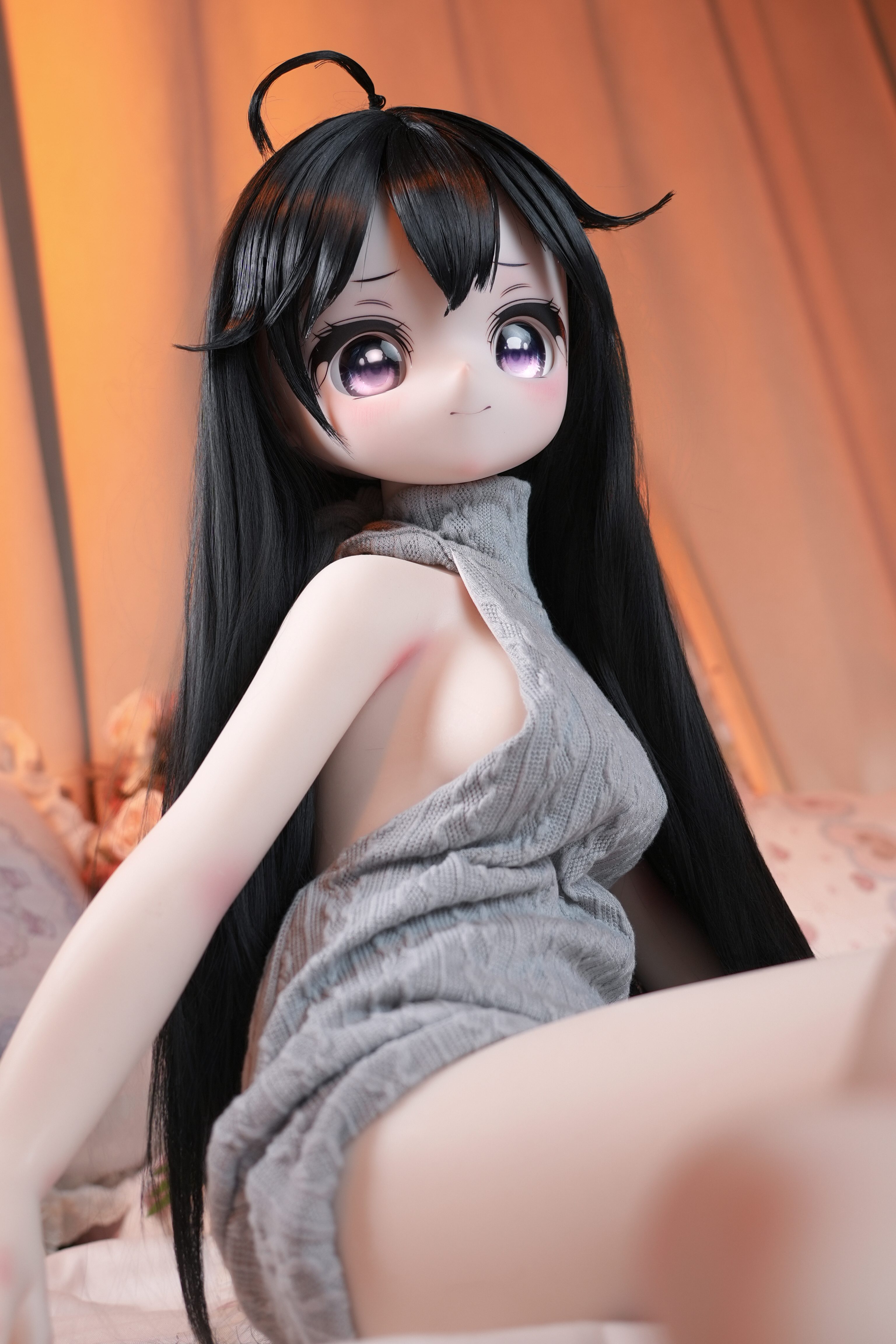 70/85cm Silicone Anime Figure Ya Zi – Premium Cyber Character Display Model