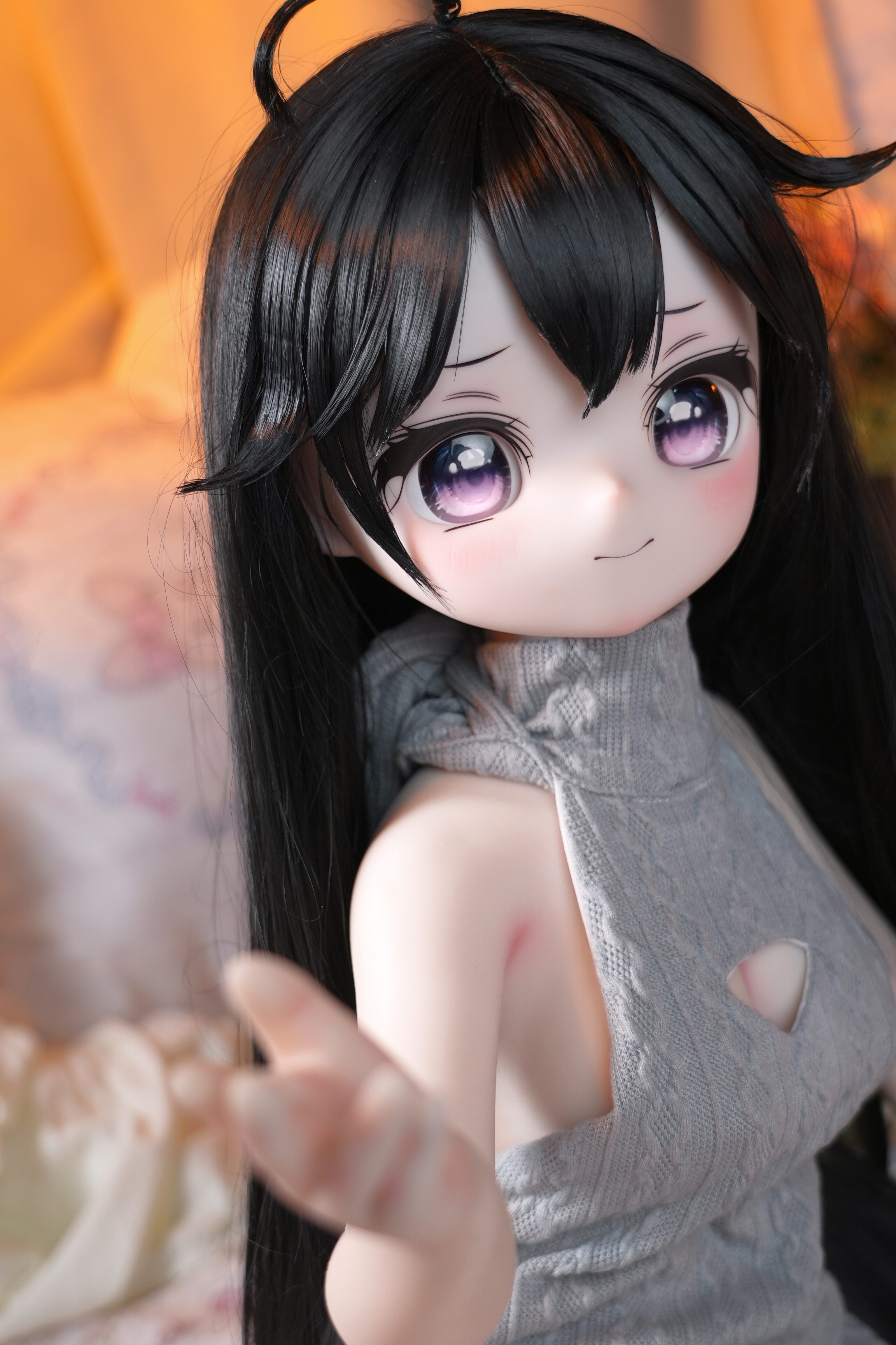 70/85cm Silicone Anime Figure Ya Zi – Premium Cyber Character Display Model