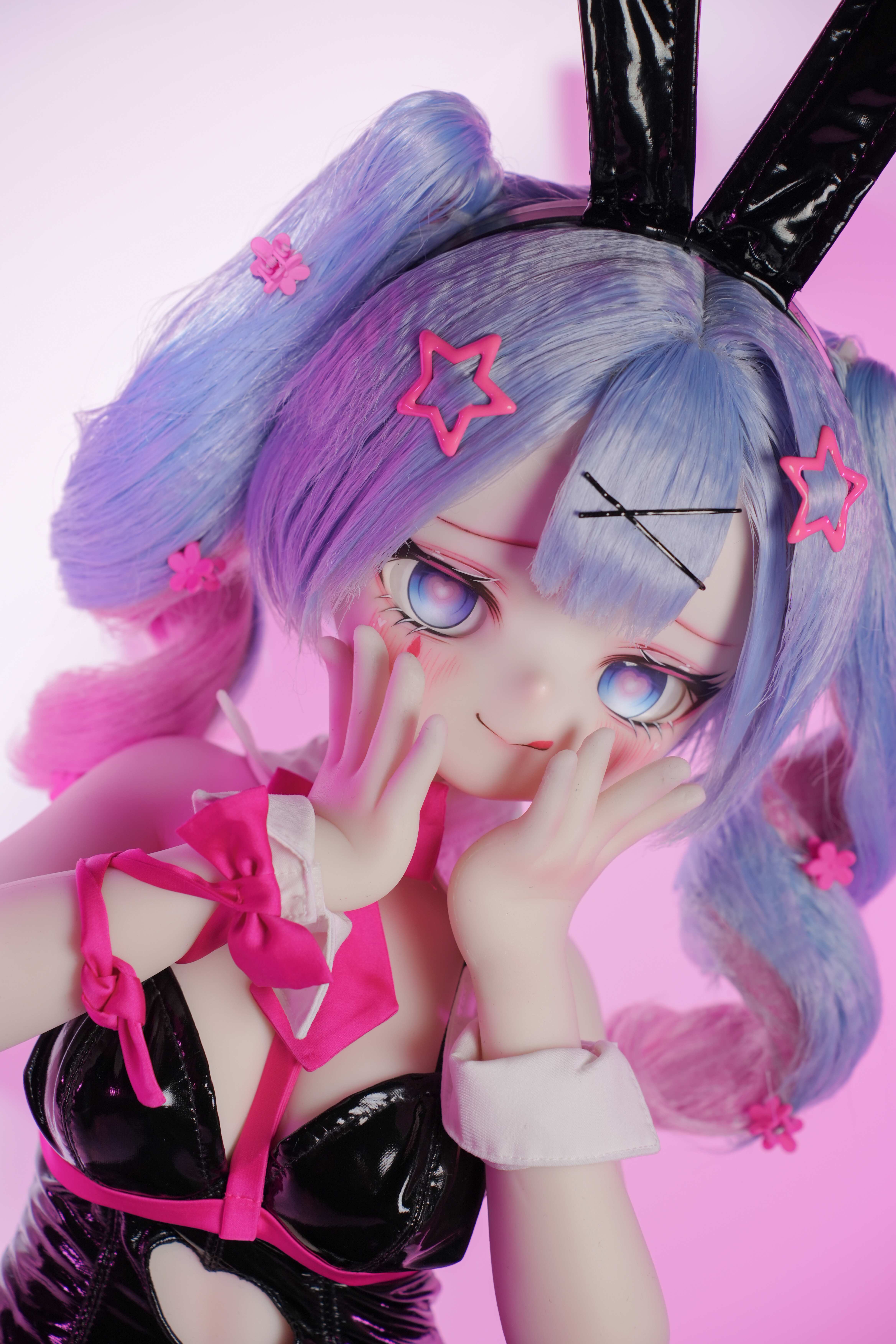 75/85cm Cyber Girl Hatsune Rabbit – Premium Silicone Anime Display Collectible