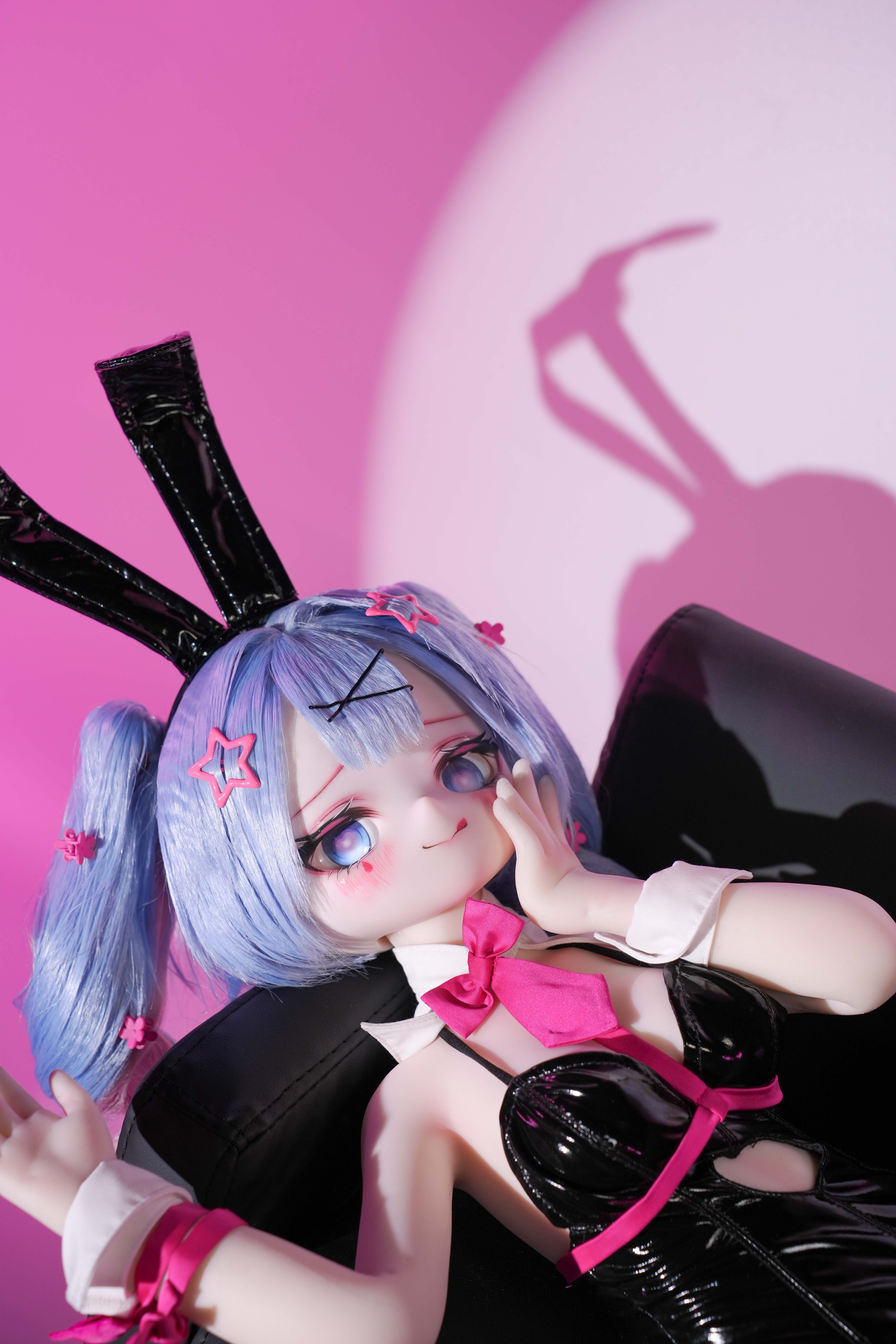 75/85cm Cyber Girl Hatsune Rabbit – Premium Silicone Anime Display Collectible