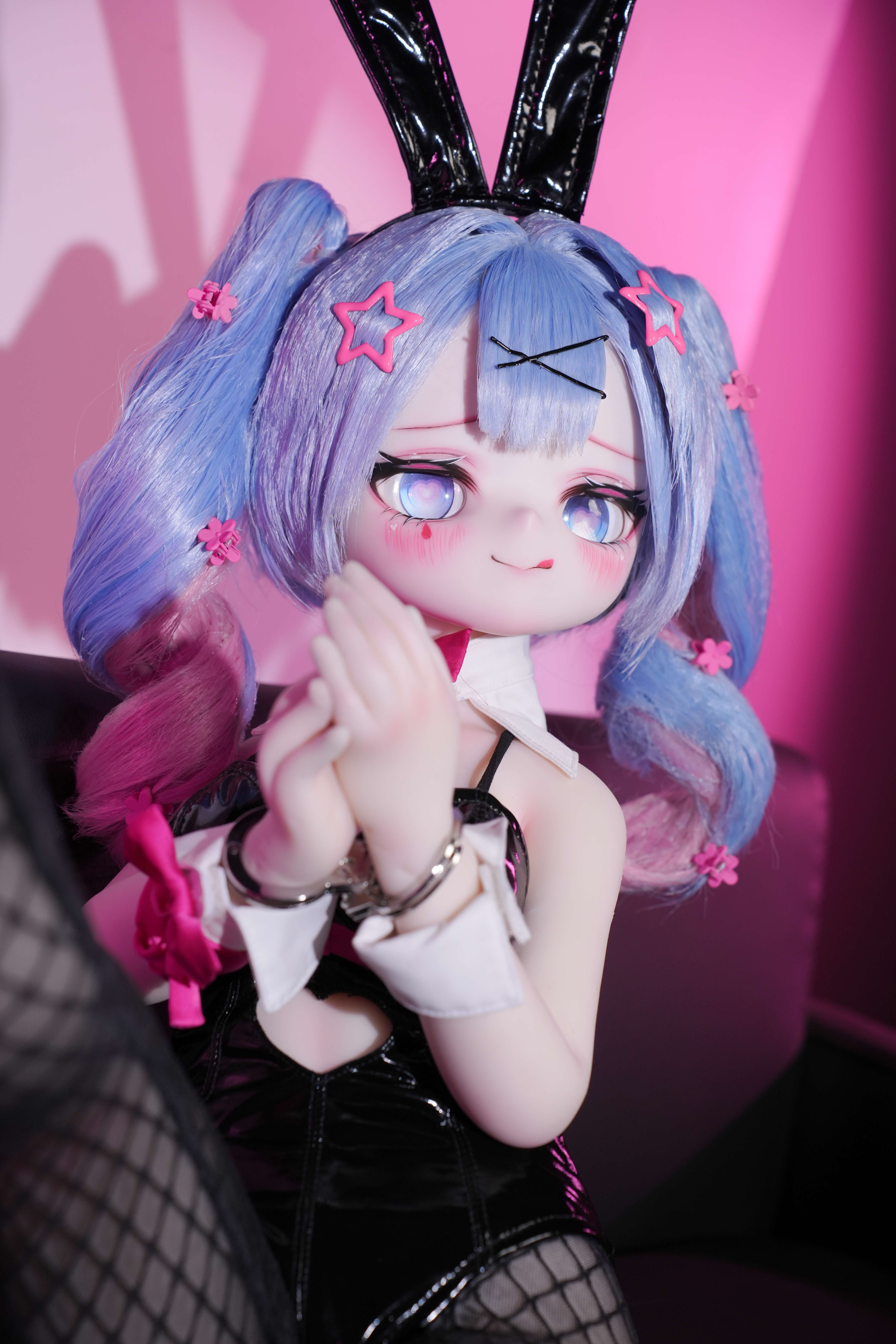 75/85cm Cyber Girl Hatsune Rabbit – Premium Silicone Anime Display Collectible