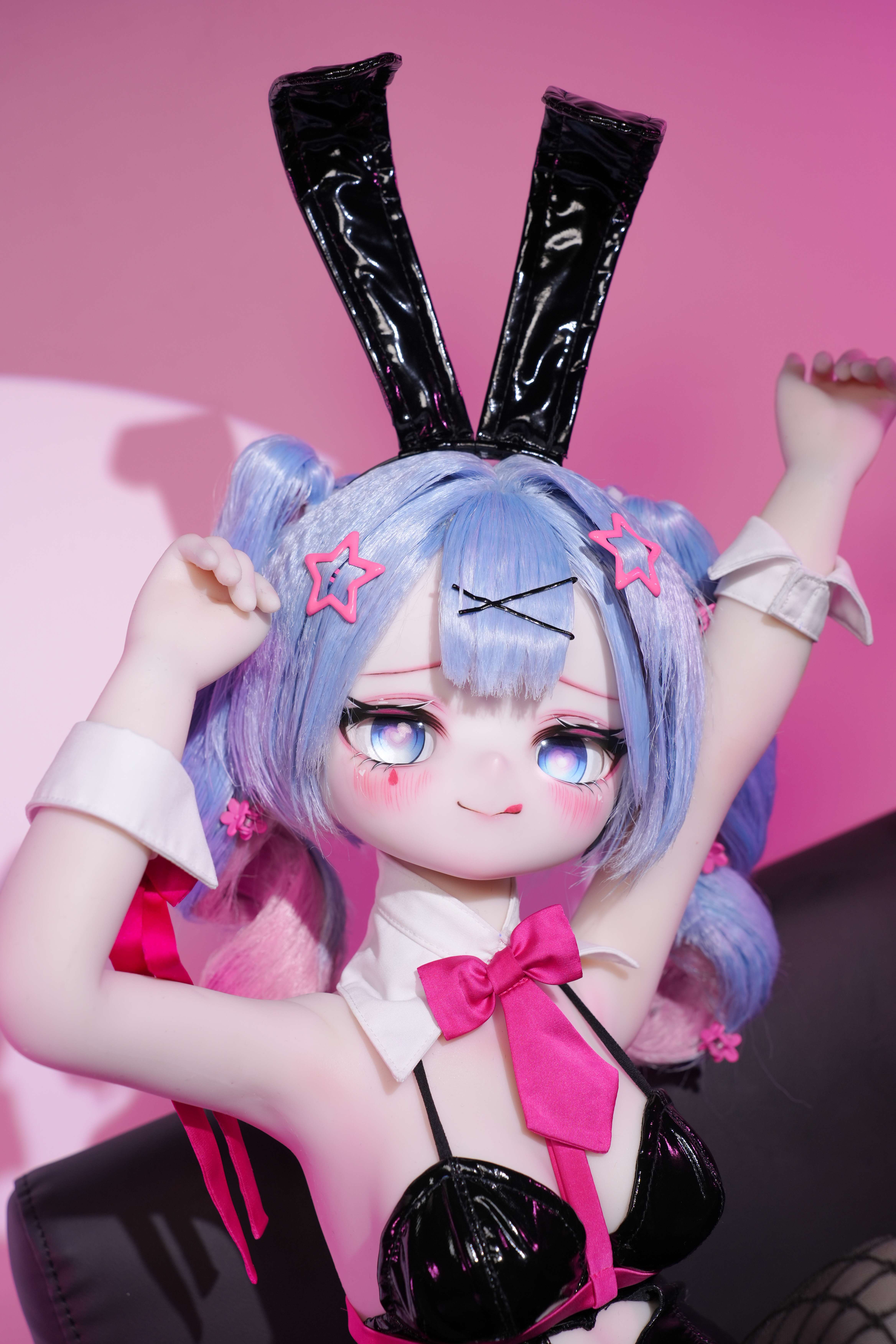 75/85cm Cyber Girl Hatsune Rabbit – Premium Silicone Anime Display Collectible