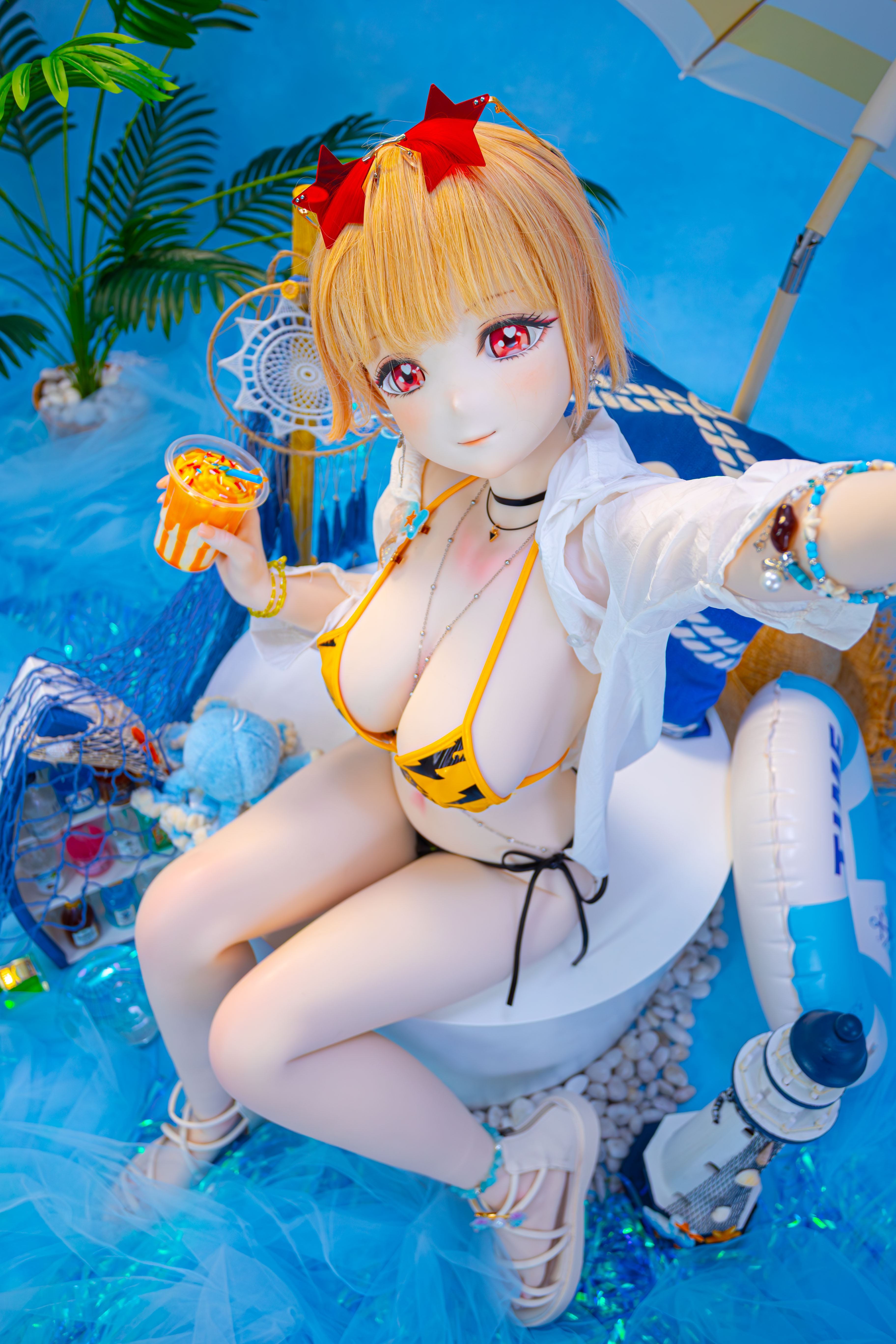 Cyber Silicone Doll SAKUMU – 138cm Premium Anime Character Figure