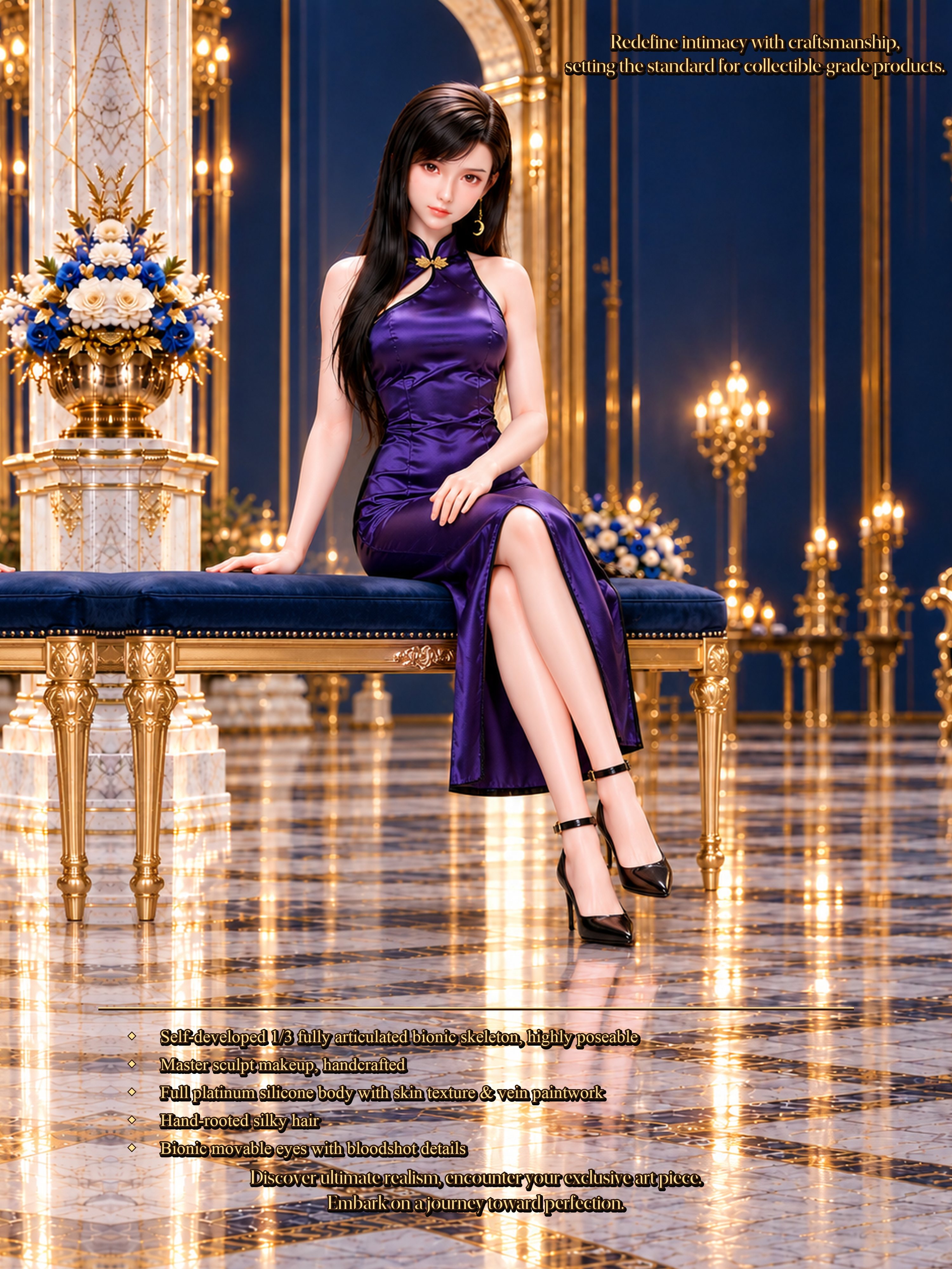 75cm Rina Dream Mini Soft Silicone Anime Doll – Japanese Style Character Doll for Adult Collectors