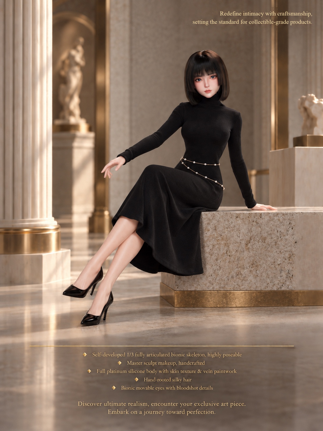Luna Moonlight Soft Silicone Anime Doll – Mini Fantasy Character Doll with Detailed Sculpting