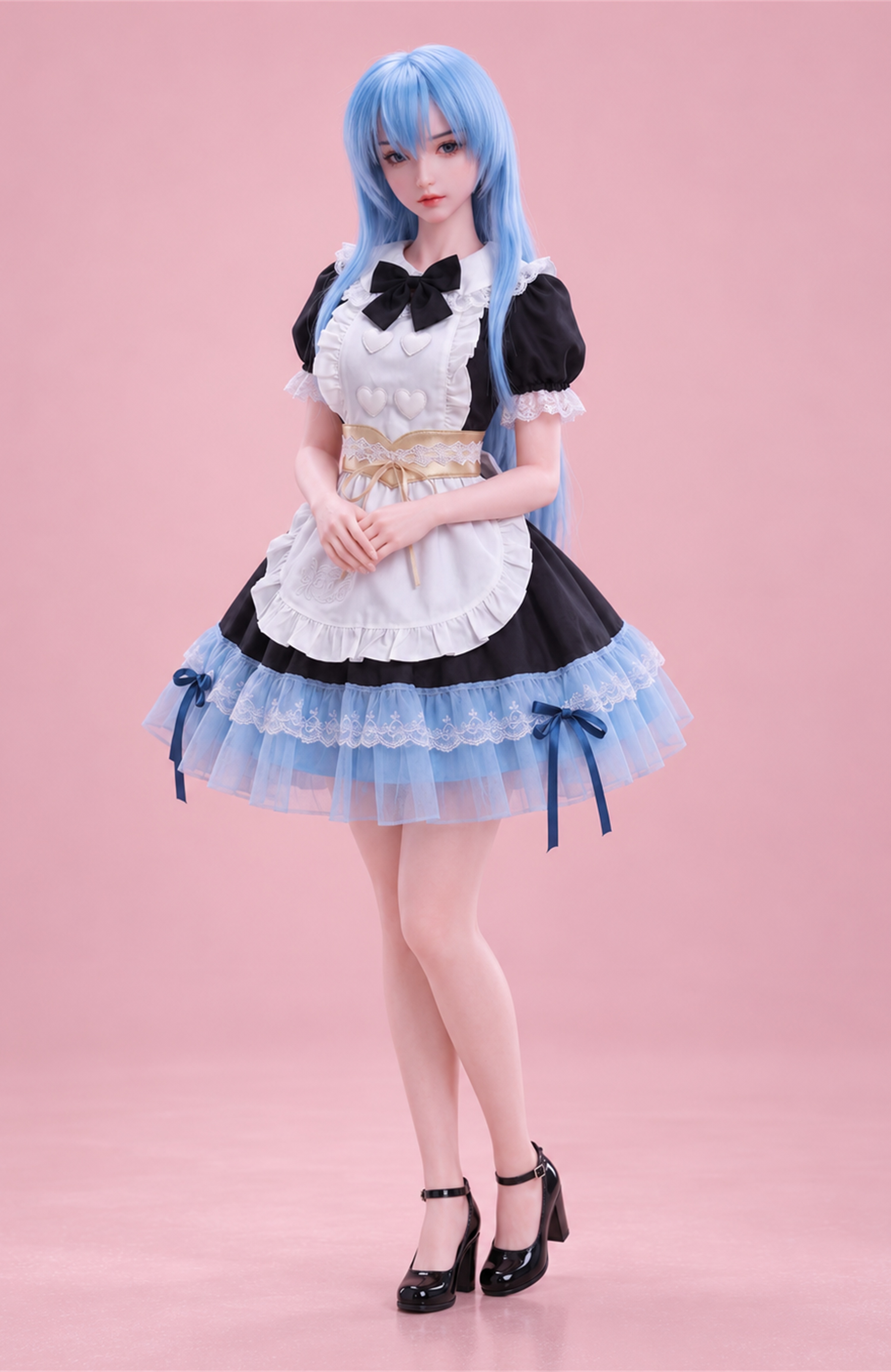 70cm Vivi Pearl Mini Soft Silicone Doll – Anime Character Collectible with Elegant Fantasy Style