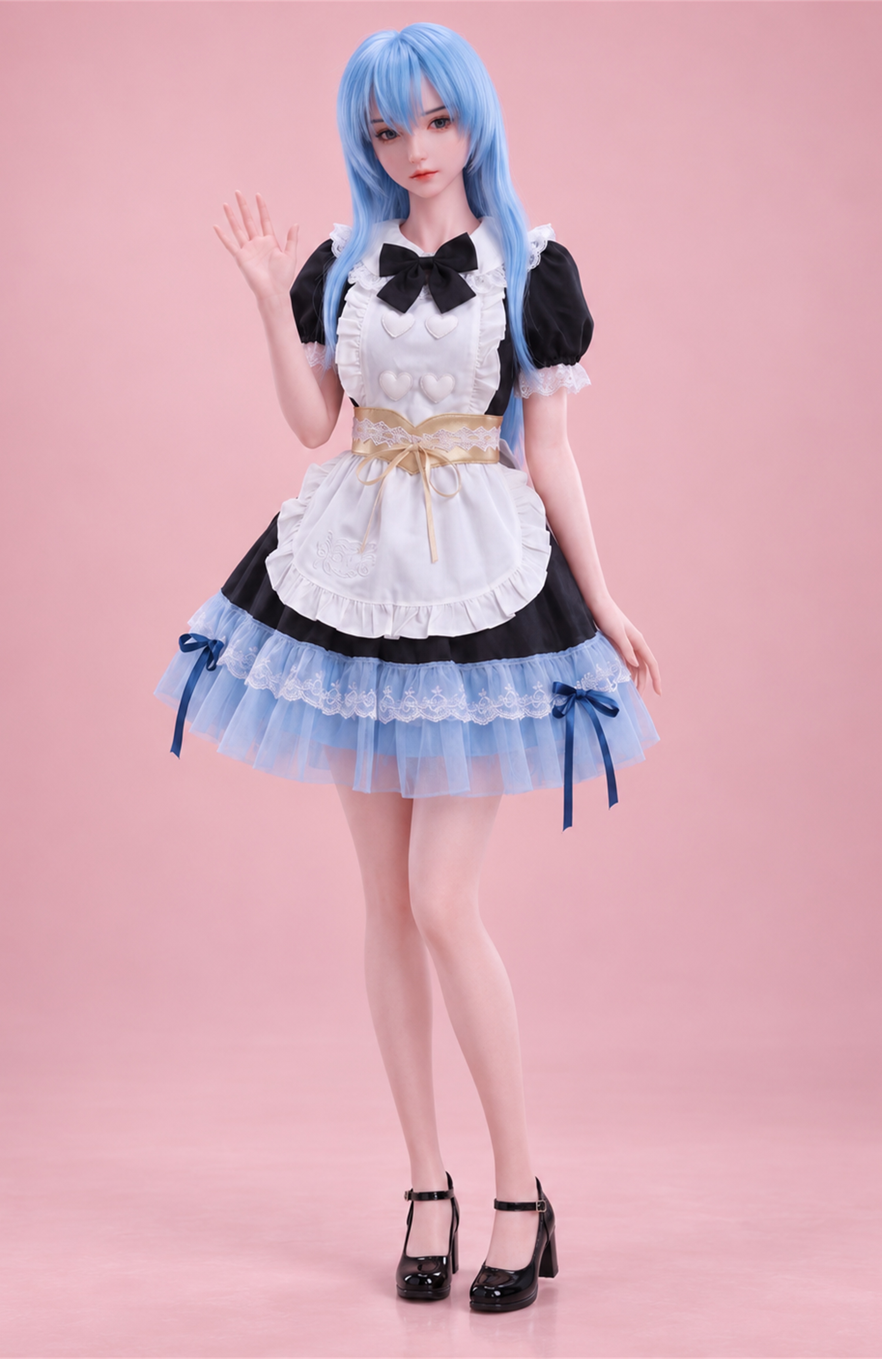 70cm Vivi Pearl Mini Soft Silicone Doll – Anime Character Collectible with Elegant Fantasy Style