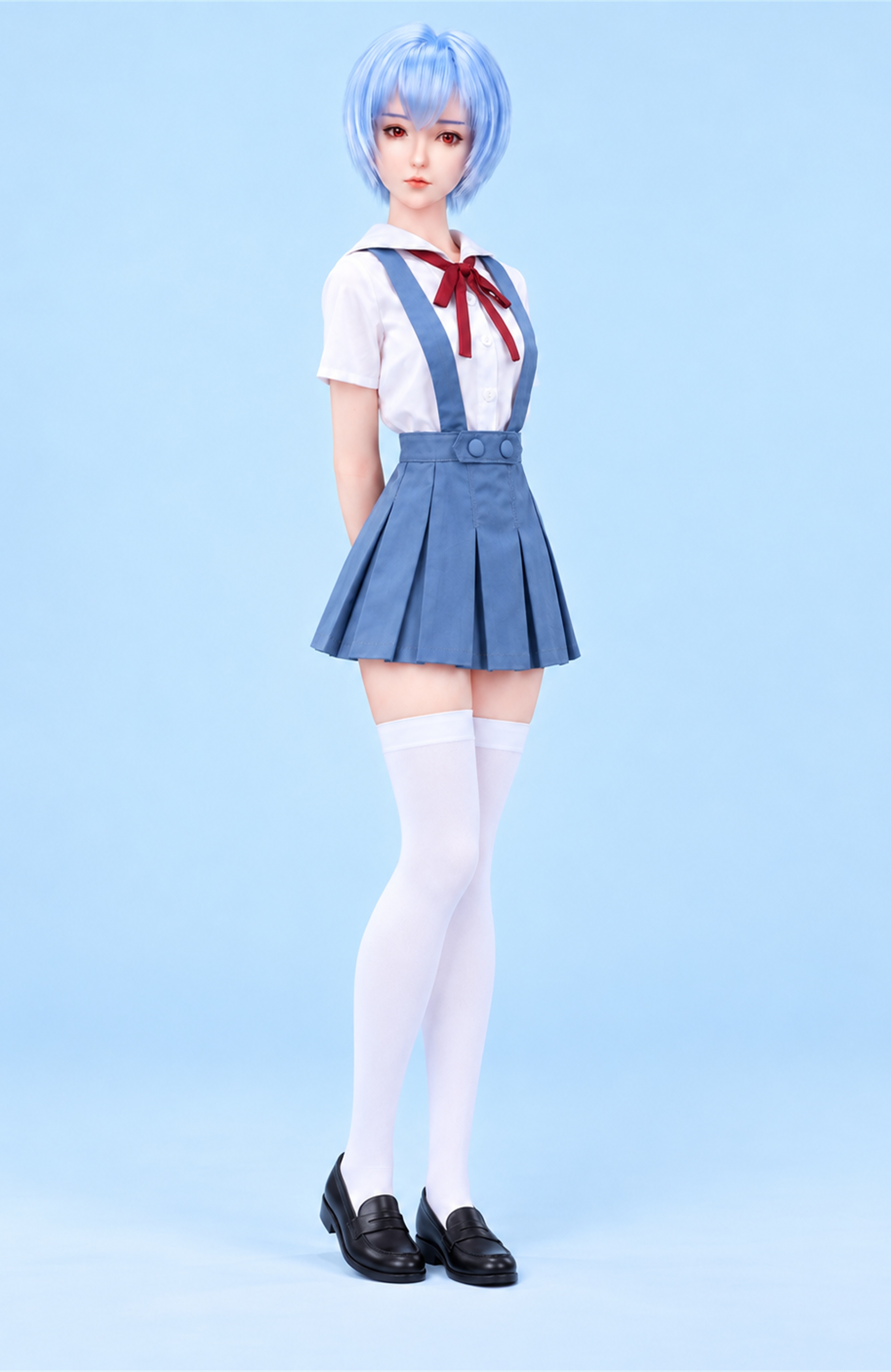 70cm Nia Velvet Mini Silicone Anime Doll – Elegant Soft Touch Character Doll for Collectors