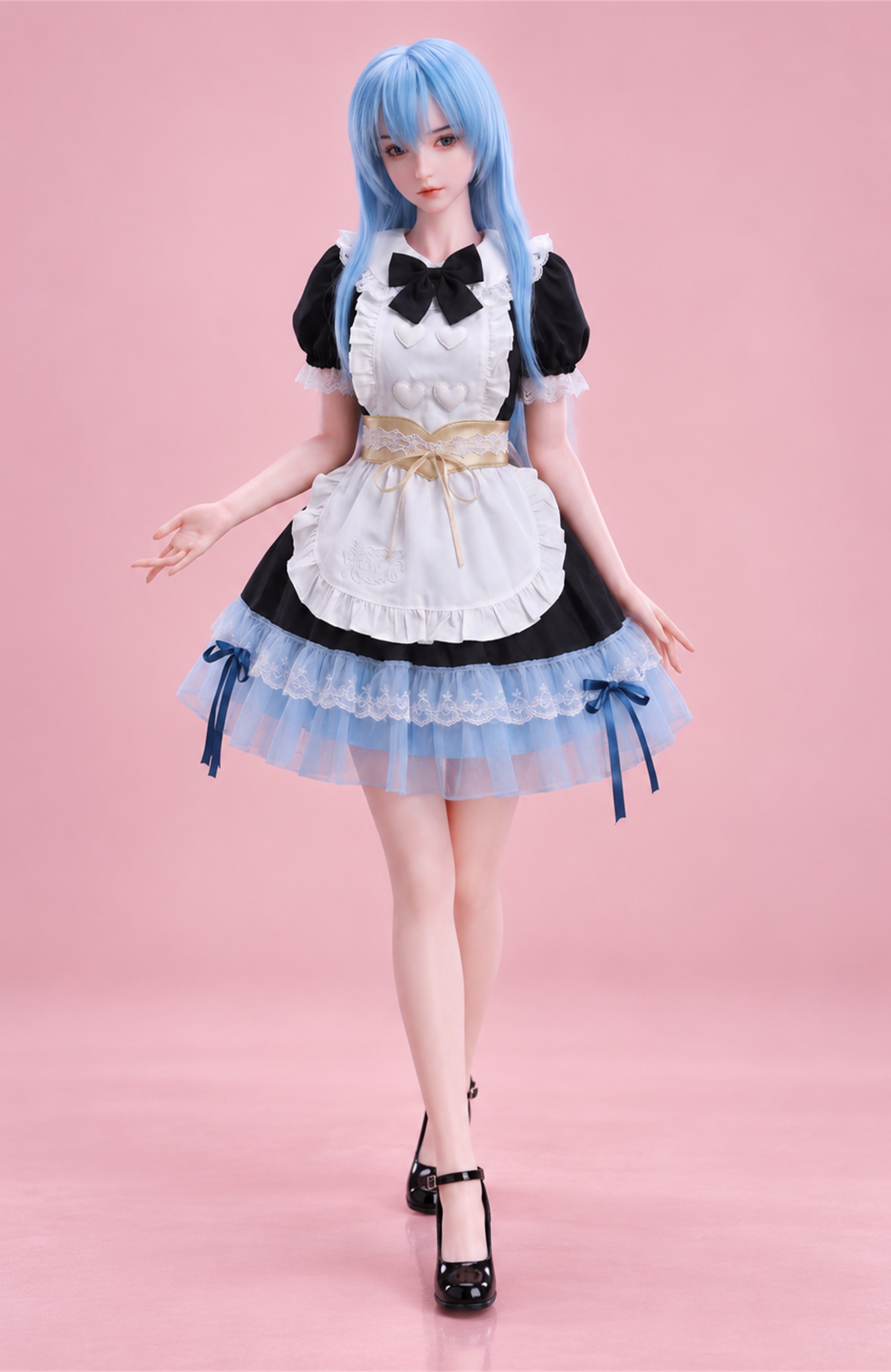 70cm Vivi Pearl Mini Soft Silicone Doll – Anime Character Collectible with Elegant Fantasy Style