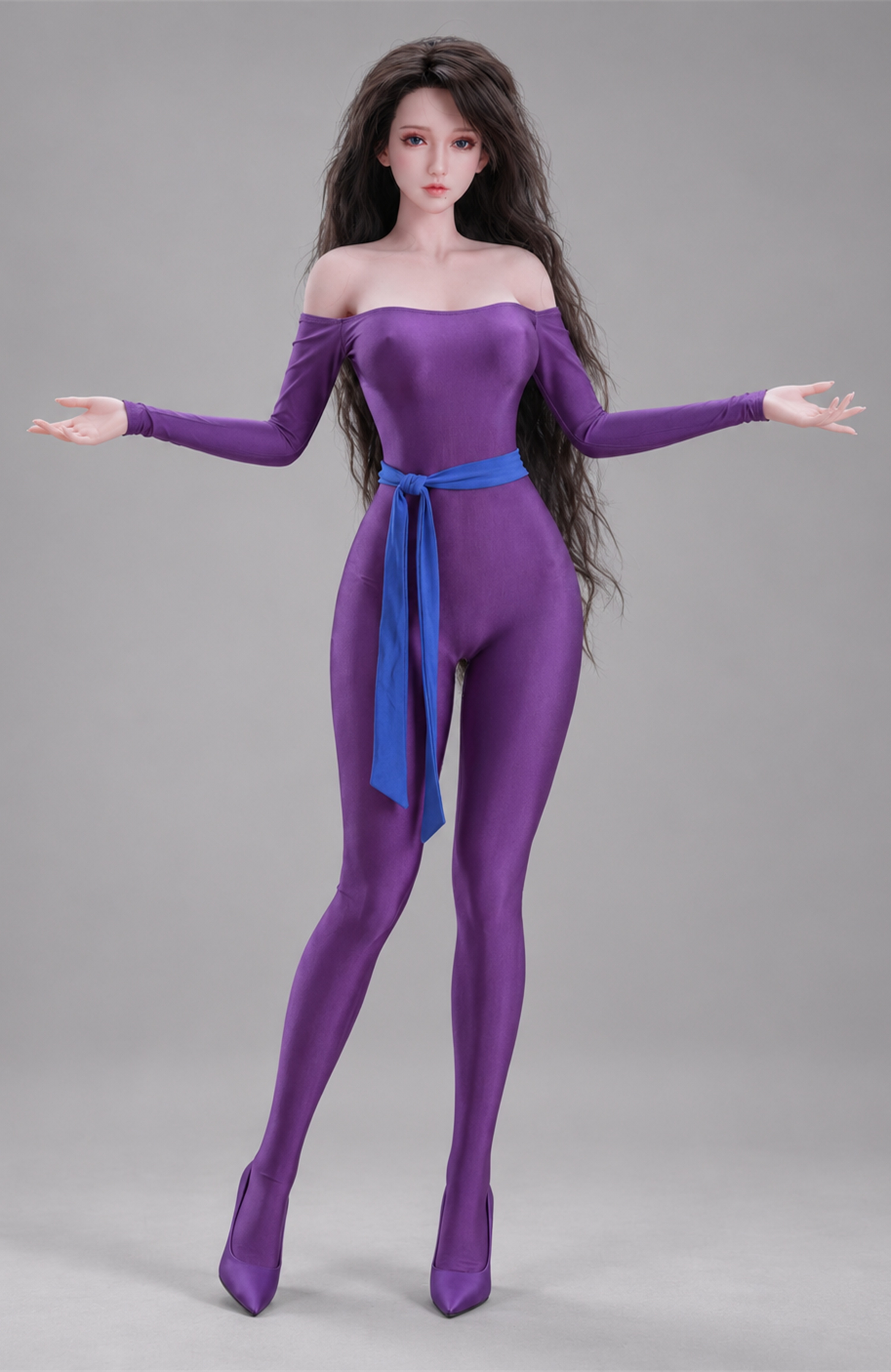 62cm Elina Moon Fantasy Anime Doll – Mini Silicone Character Doll with Soft Body Collectible Design