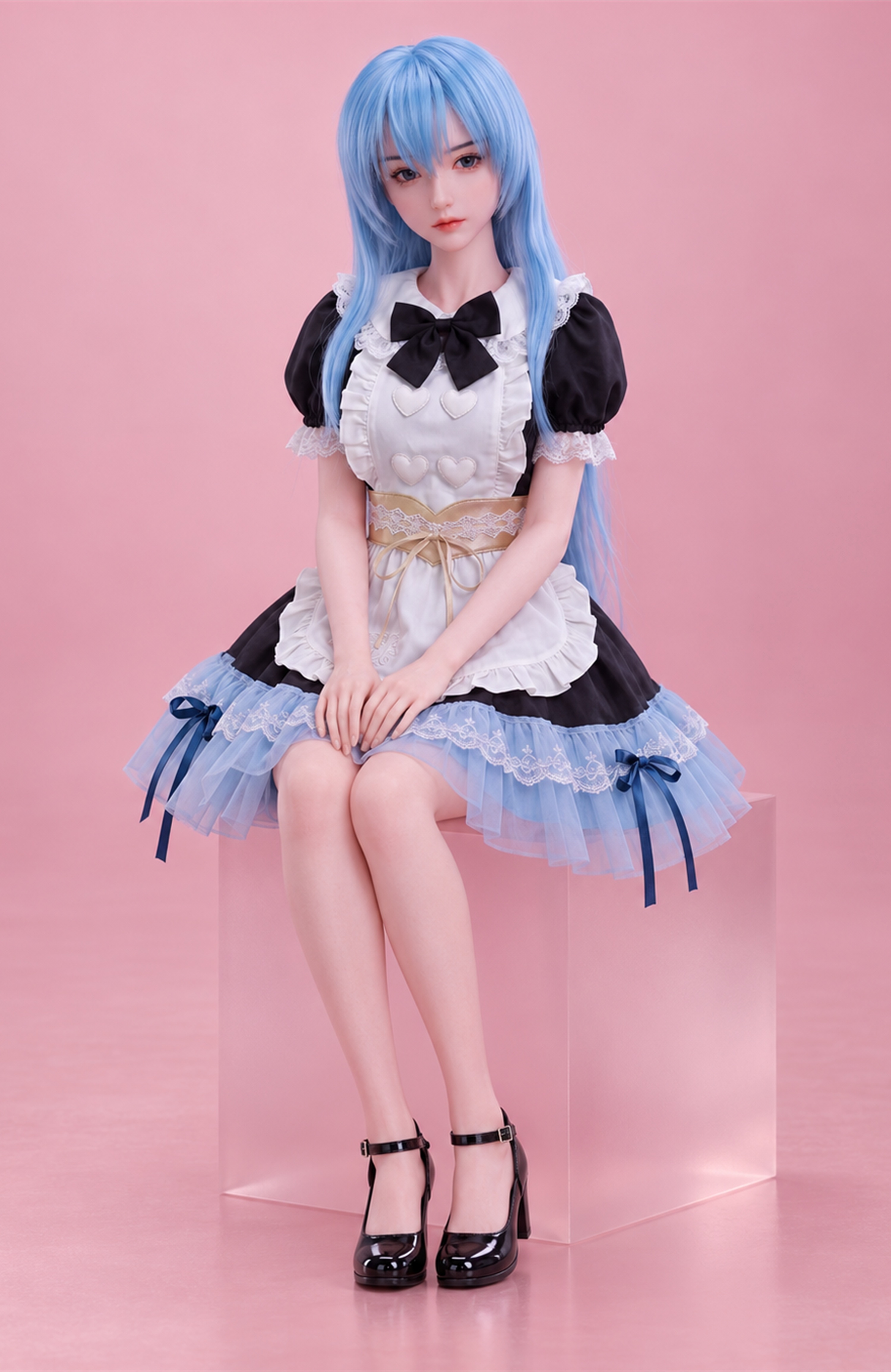 70cm Vivi Pearl Mini Soft Silicone Doll – Anime Character Collectible with Elegant Fantasy Style