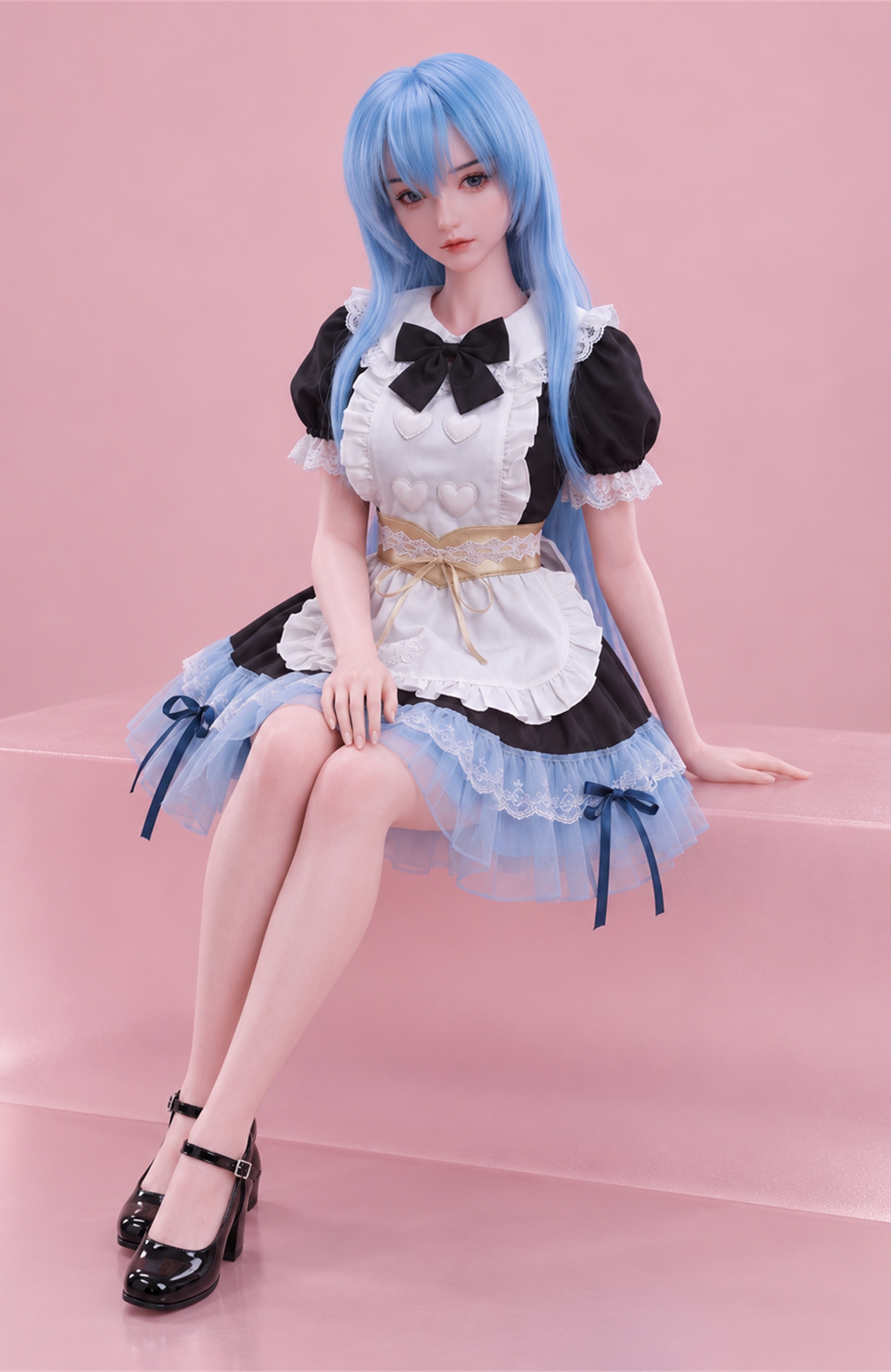 70cm Vivi Pearl Mini Soft Silicone Doll – Anime Character Collectible with Elegant Fantasy Style