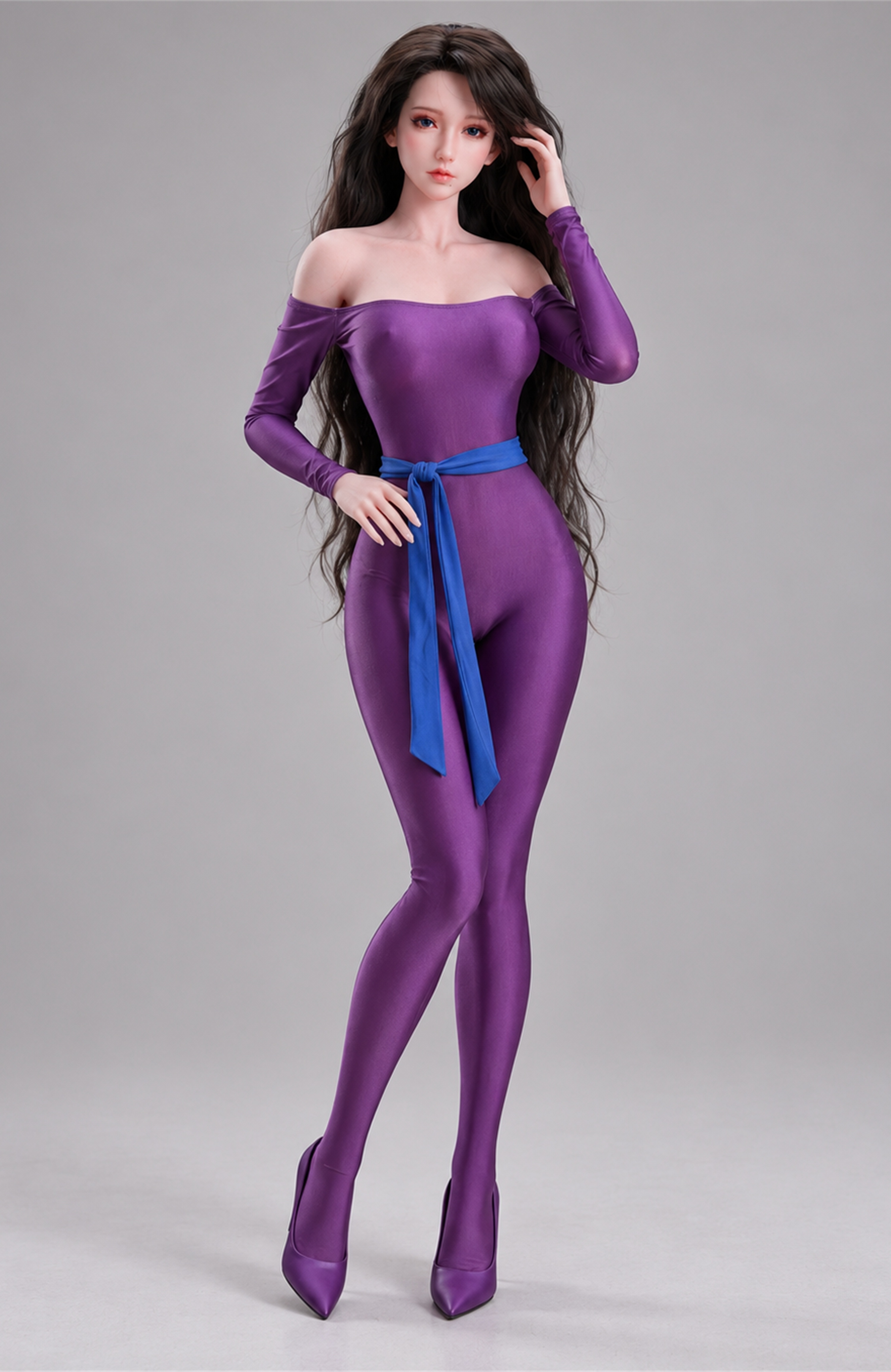 62cm Elina Moon Fantasy Anime Doll – Mini Silicone Character Doll with Soft Body Collectible Design