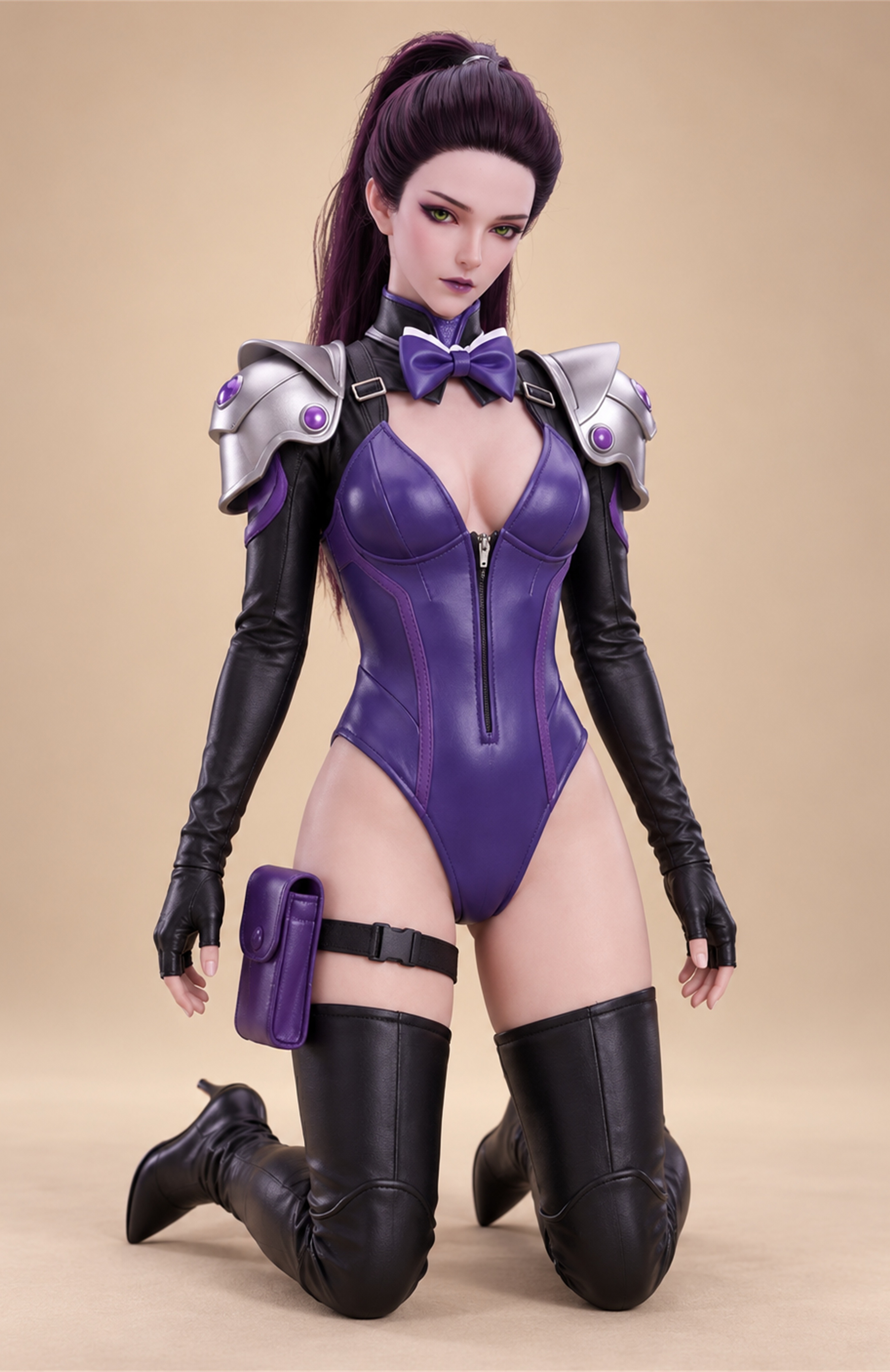 70cm Luna Rose Mini Silicone Anime Doll – Fantasy Character Collectible with Soft Touch Japanese Style