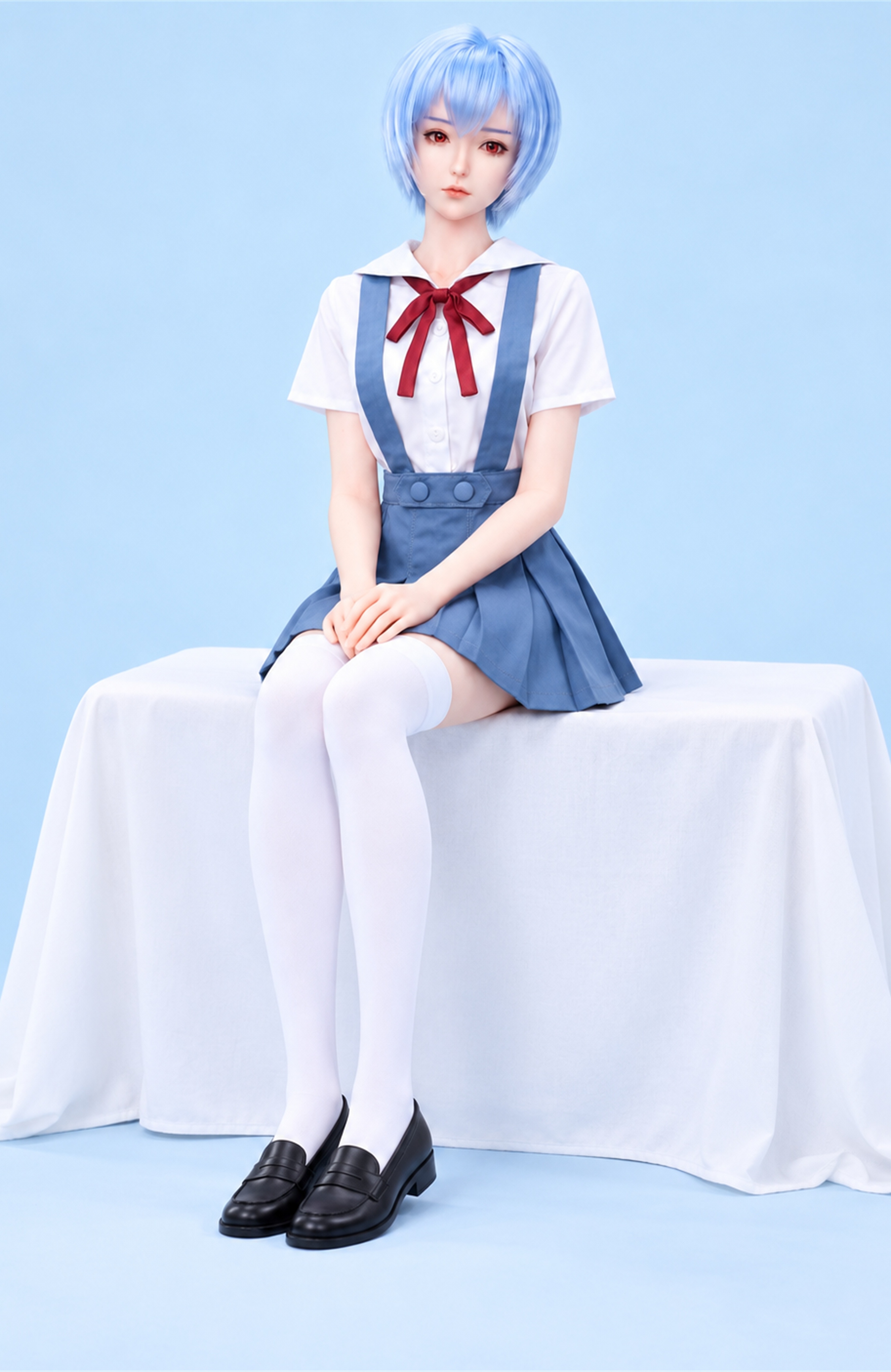 70cm Nia Velvet Mini Silicone Anime Doll – Elegant Soft Touch Character Doll for Collectors