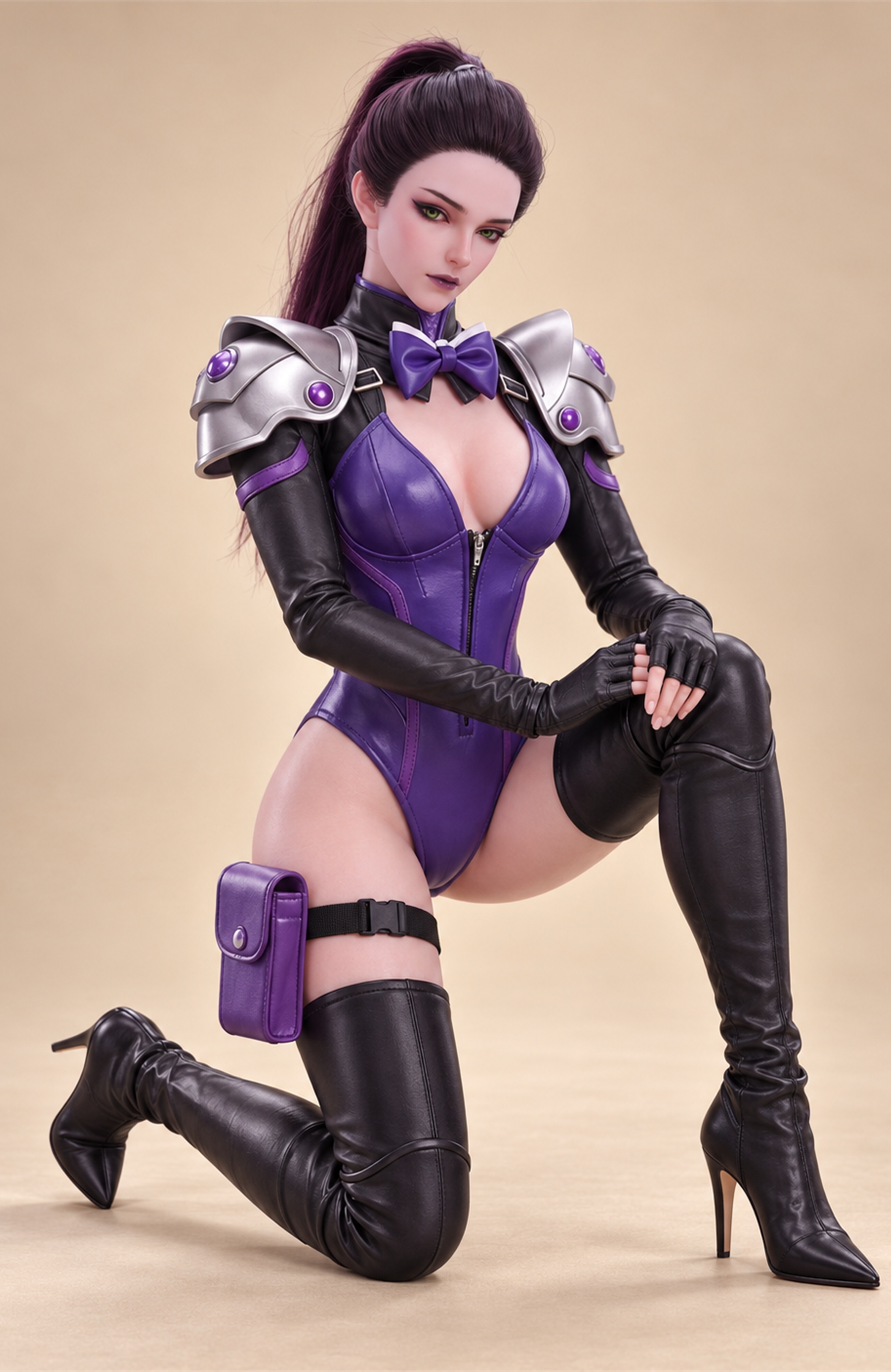 70cm Luna Rose Mini Silicone Anime Doll – Fantasy Character Collectible with Soft Touch Japanese Style