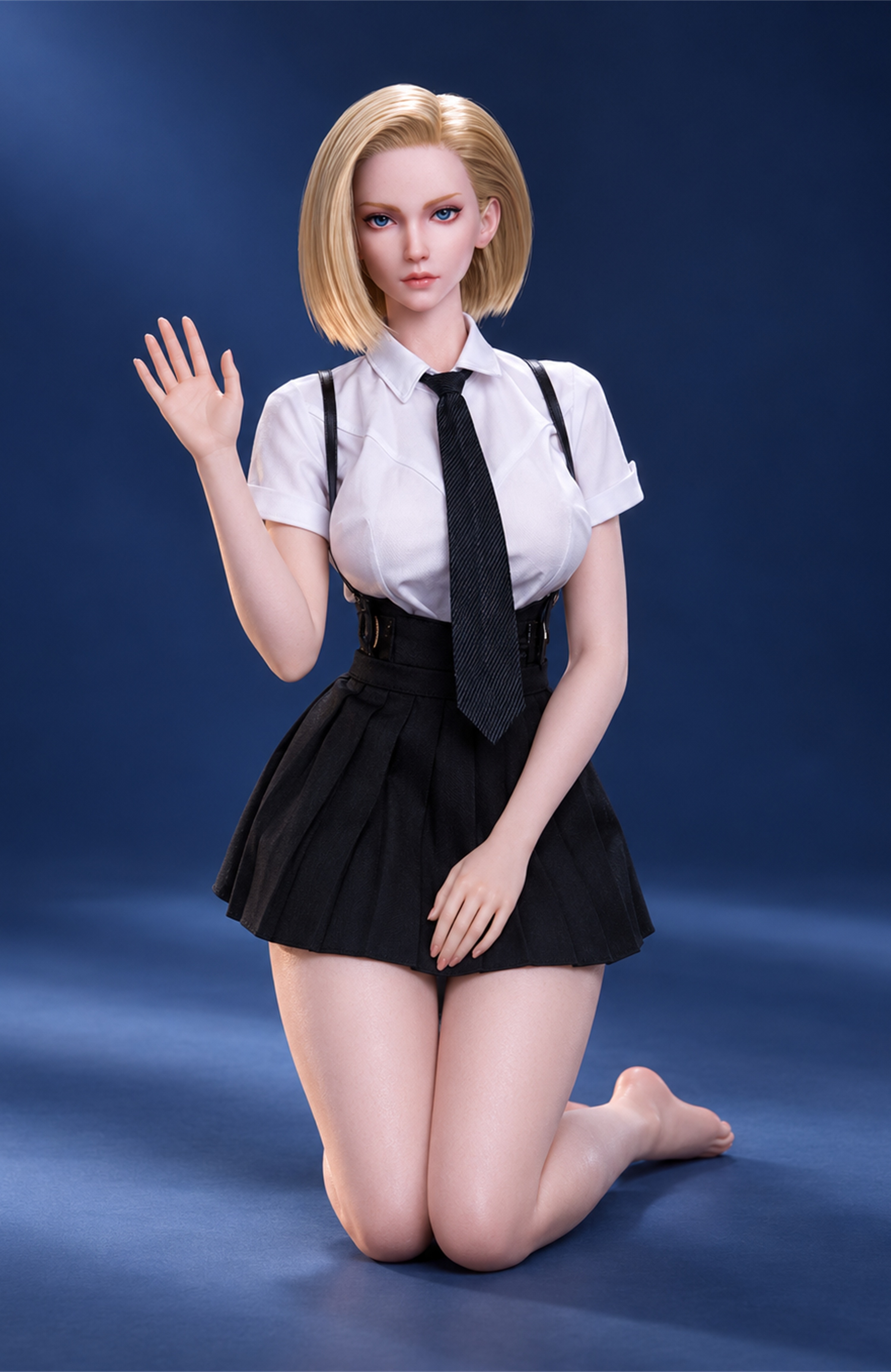 75cm Selina Night Dark Fantasy Silicone Anime Doll – Mini Character Doll with Soft Touch Finish