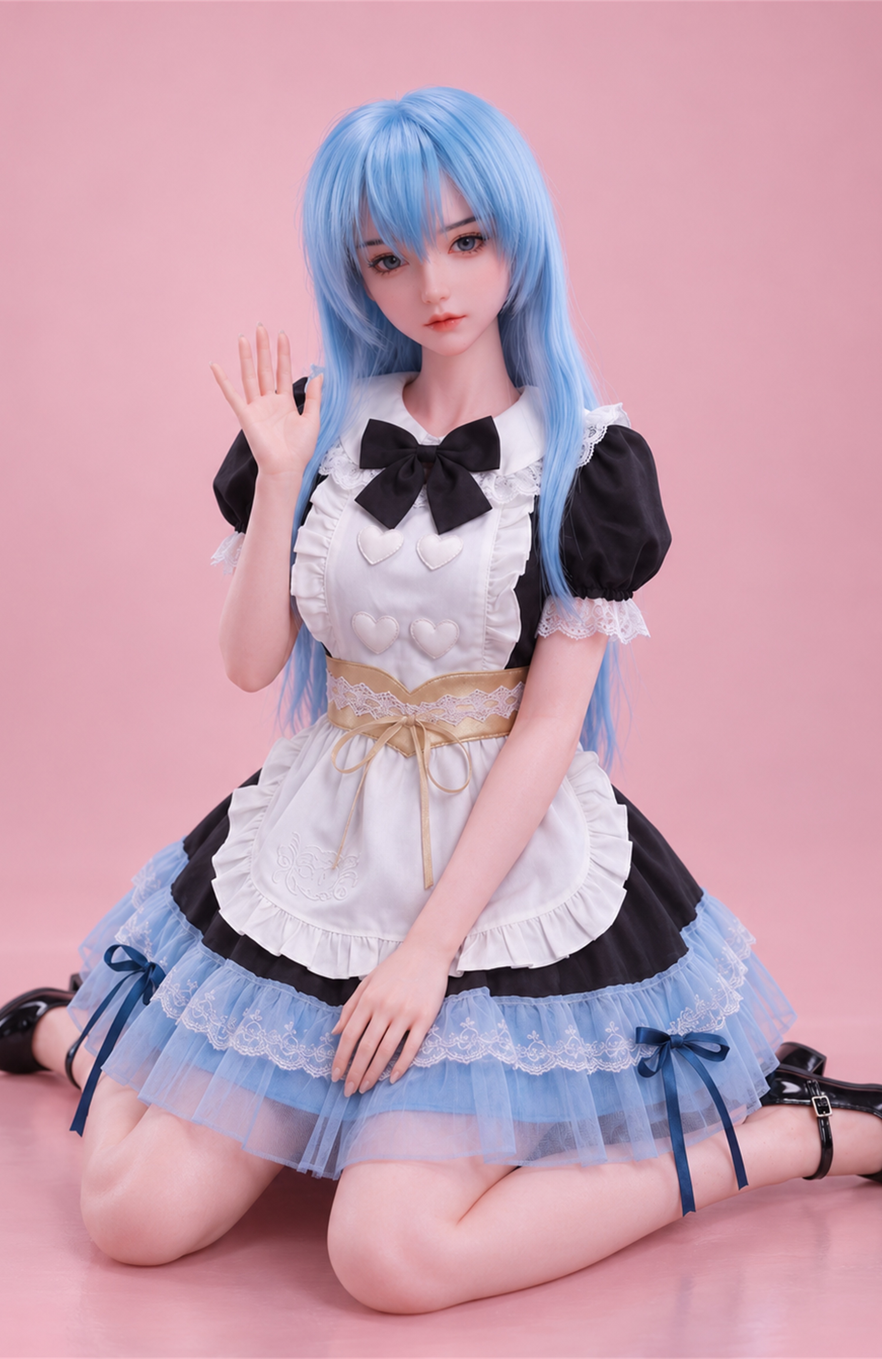 70cm Vivi Pearl Mini Soft Silicone Doll – Anime Character Collectible with Elegant Fantasy Style