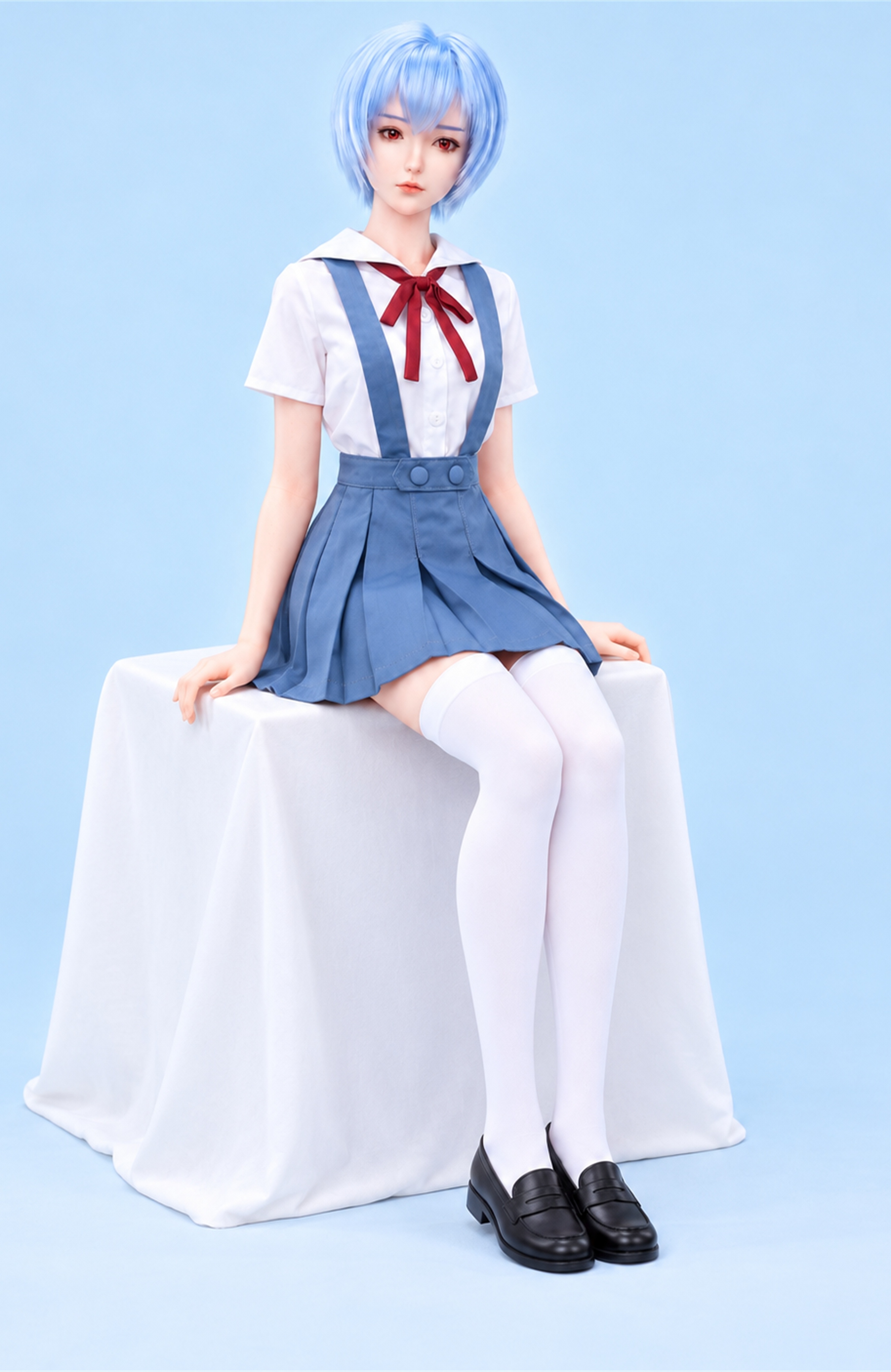 70cm Nia Velvet Mini Silicone Anime Doll – Elegant Soft Touch Character Doll for Collectors