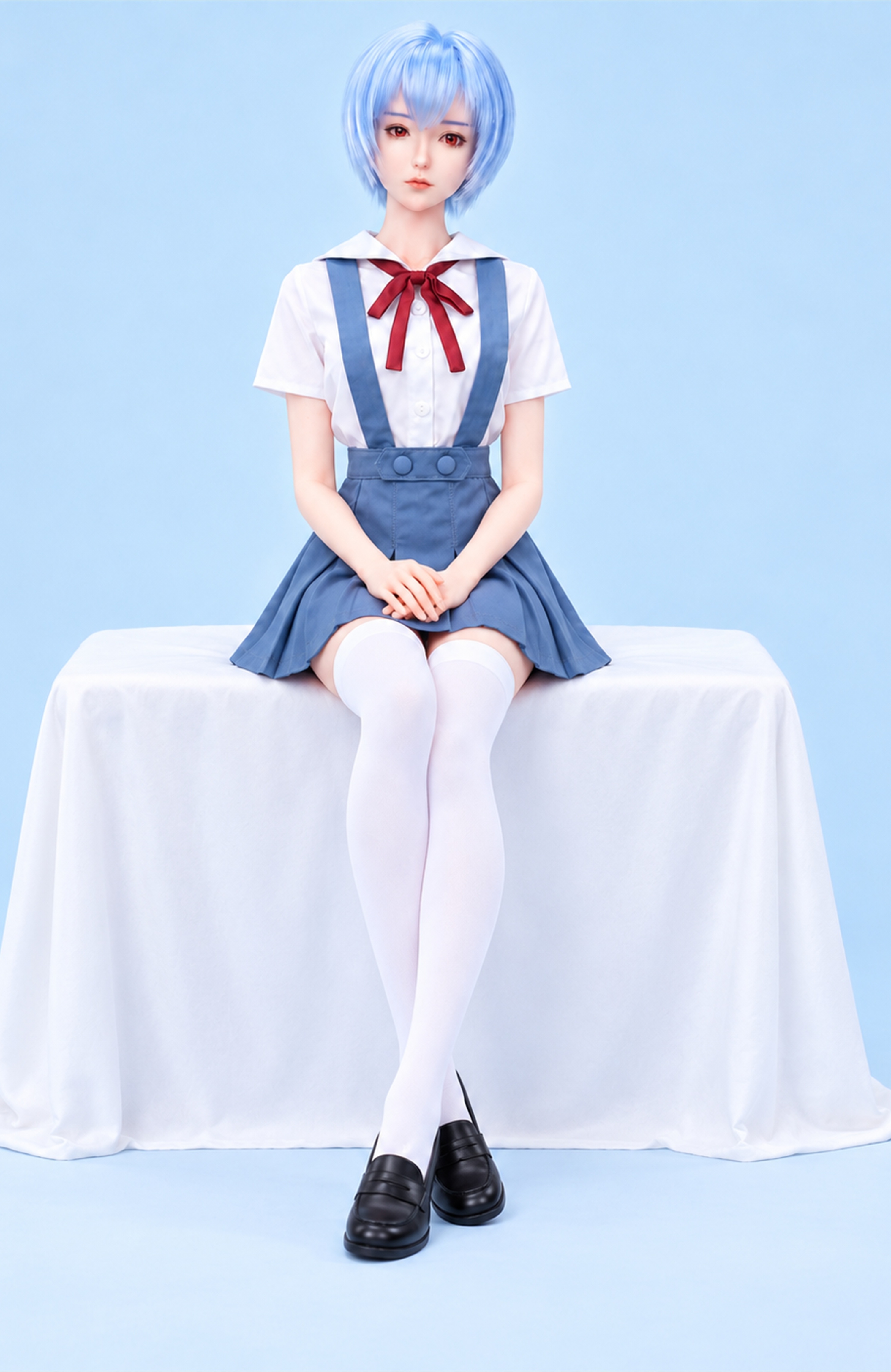 70cm Nia Velvet Mini Silicone Anime Doll – Elegant Soft Touch Character Doll for Collectors