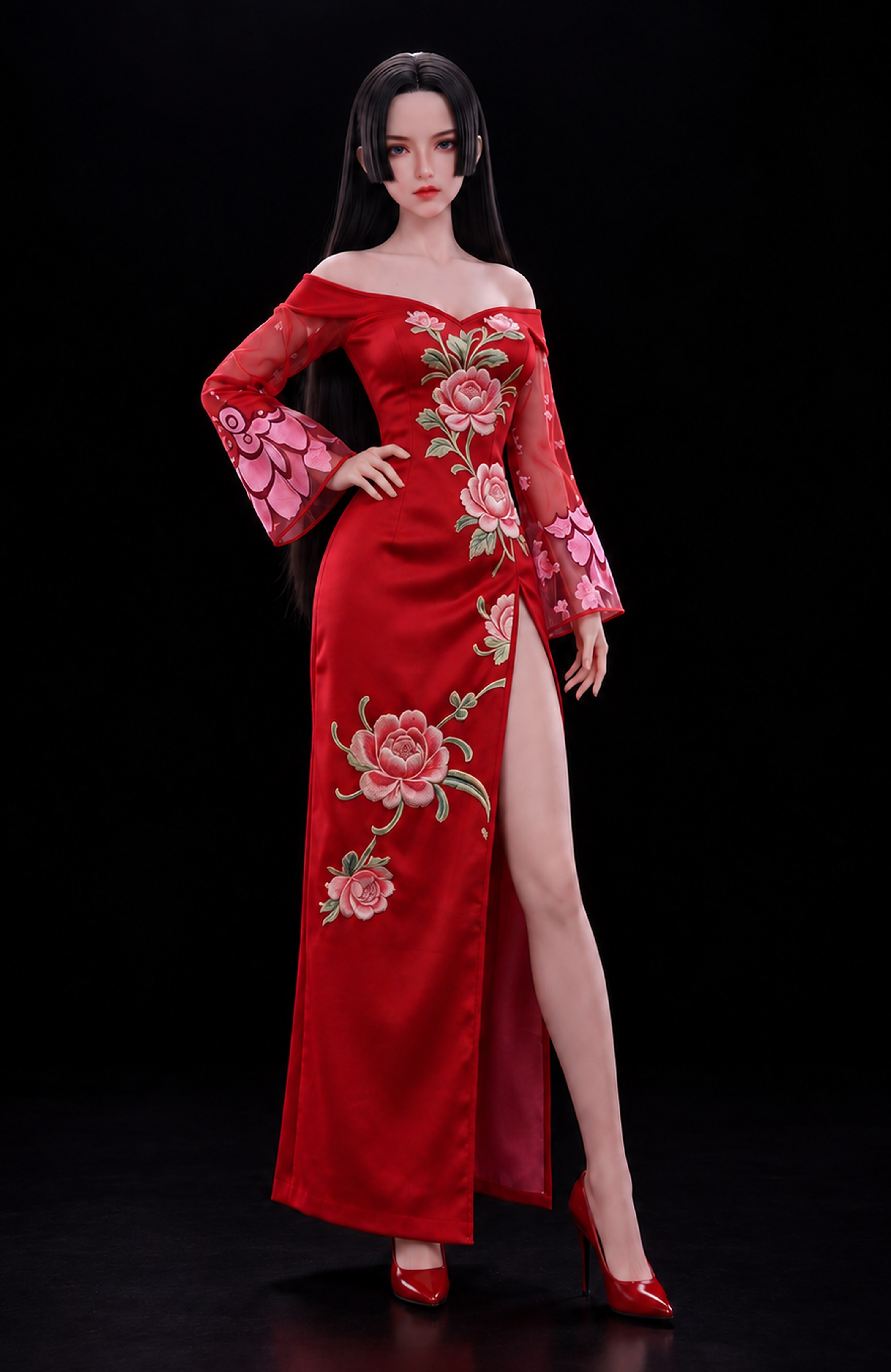 75cm Lila Fantasy Silicone Anime Doll – Mini Fantasy Character Doll with Soft Touch Collectible Design