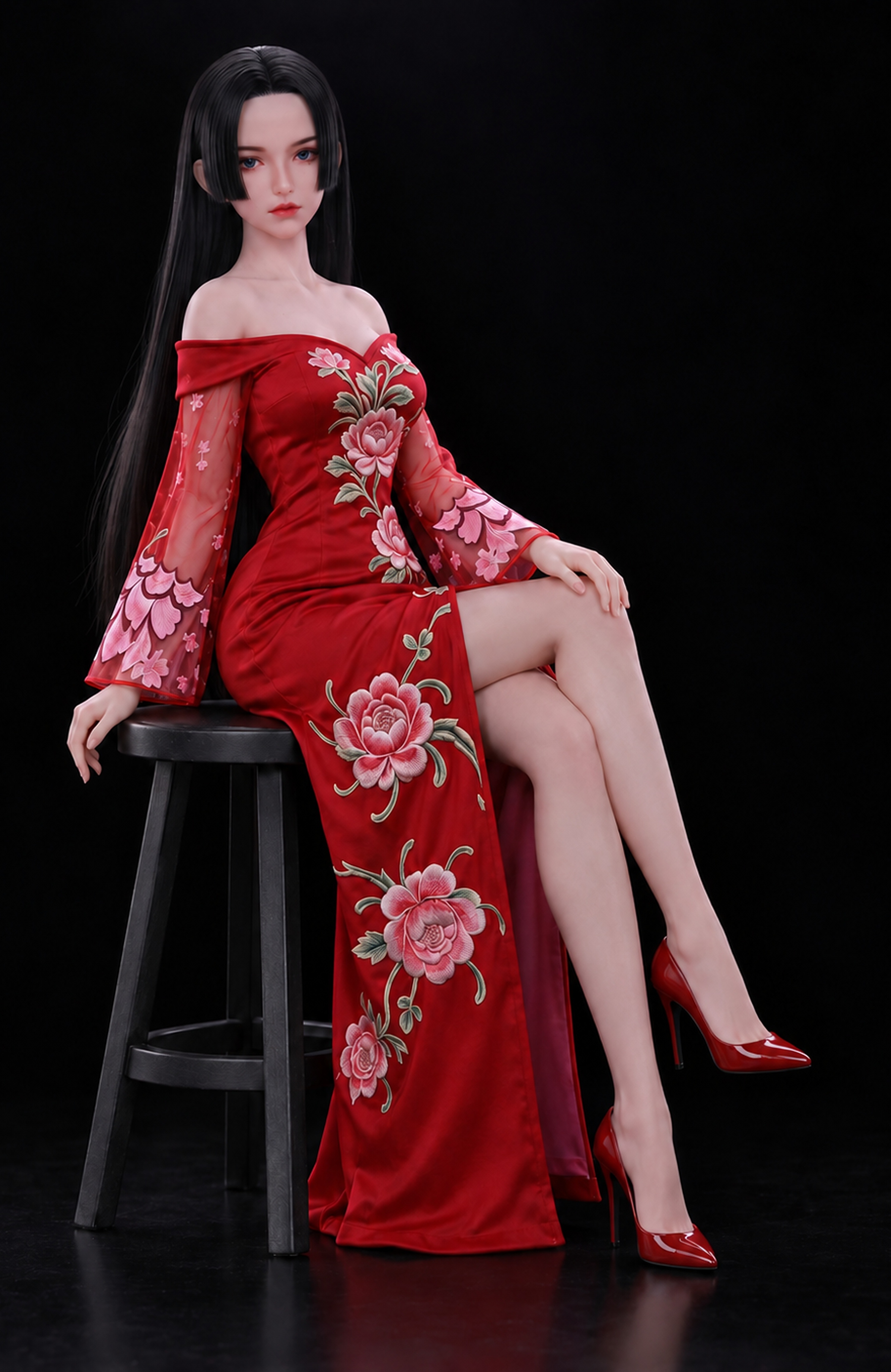 75cm Lila Fantasy Silicone Anime Doll – Mini Fantasy Character Doll with Soft Touch Collectible Design