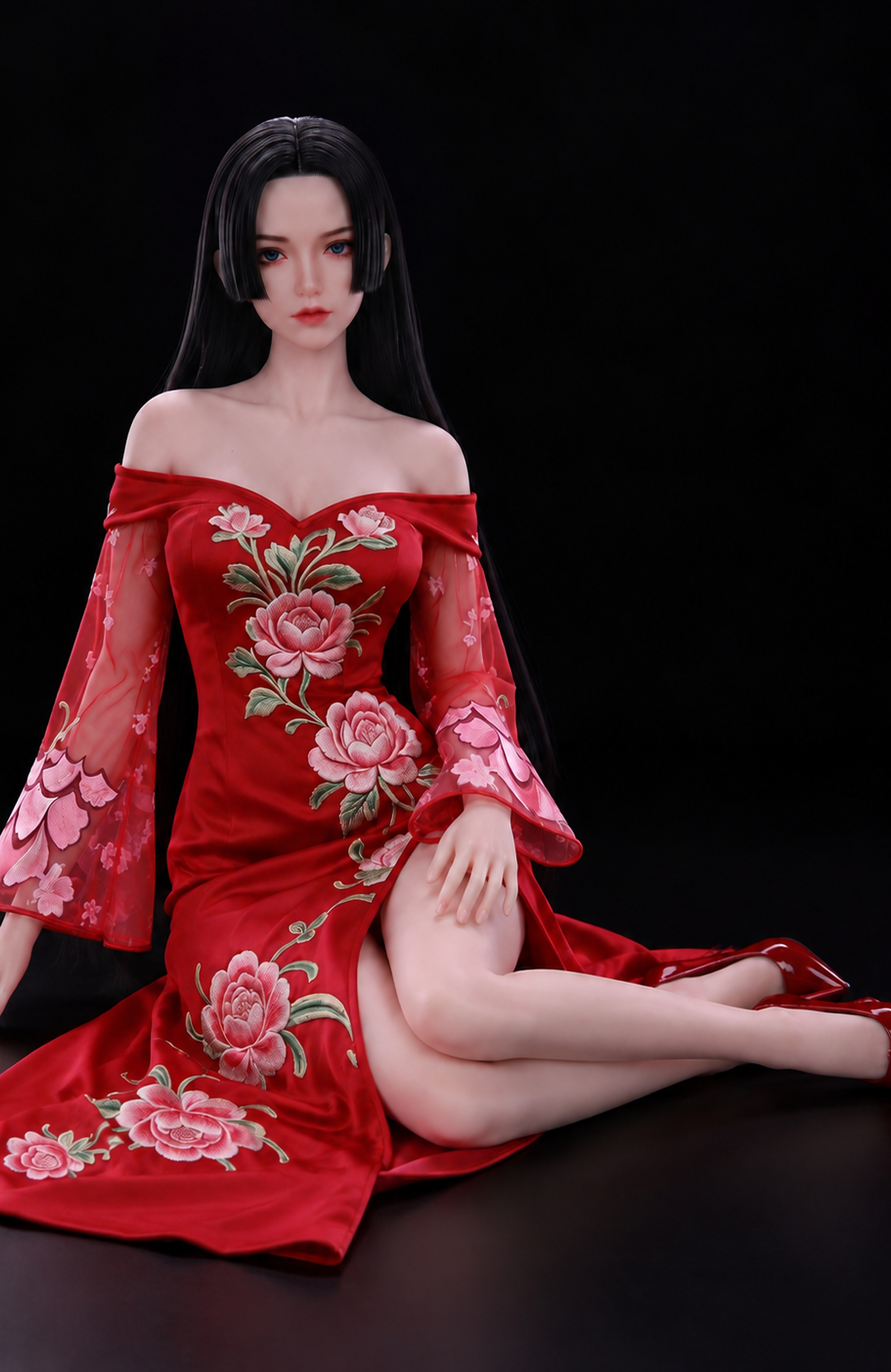 75cm Lila Fantasy Silicone Anime Doll – Mini Fantasy Character Doll with Soft Touch Collectible Design