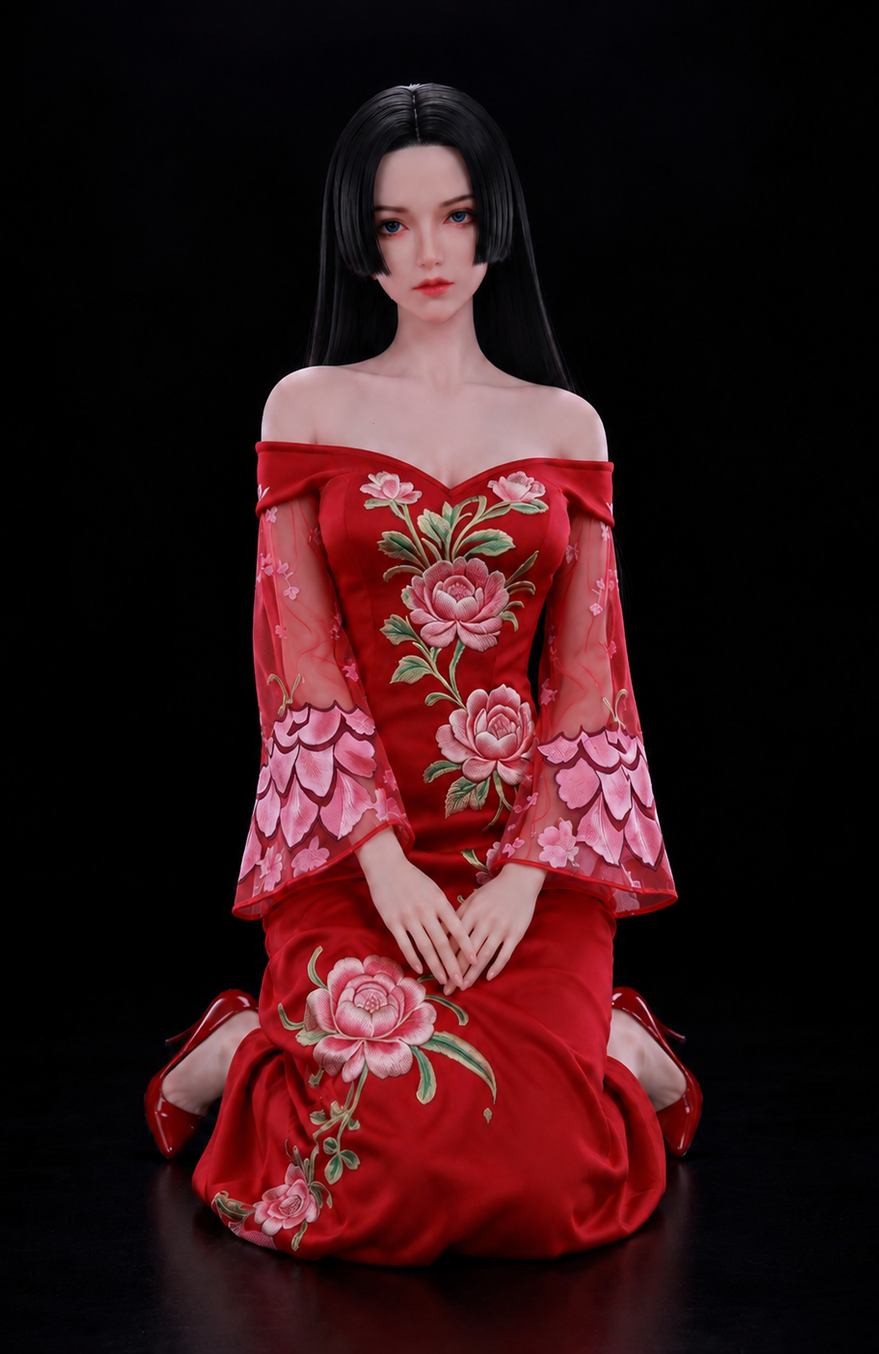 75cm Lila Fantasy Silicone Anime Doll – Mini Fantasy Character Doll with Soft Touch Collectible Design