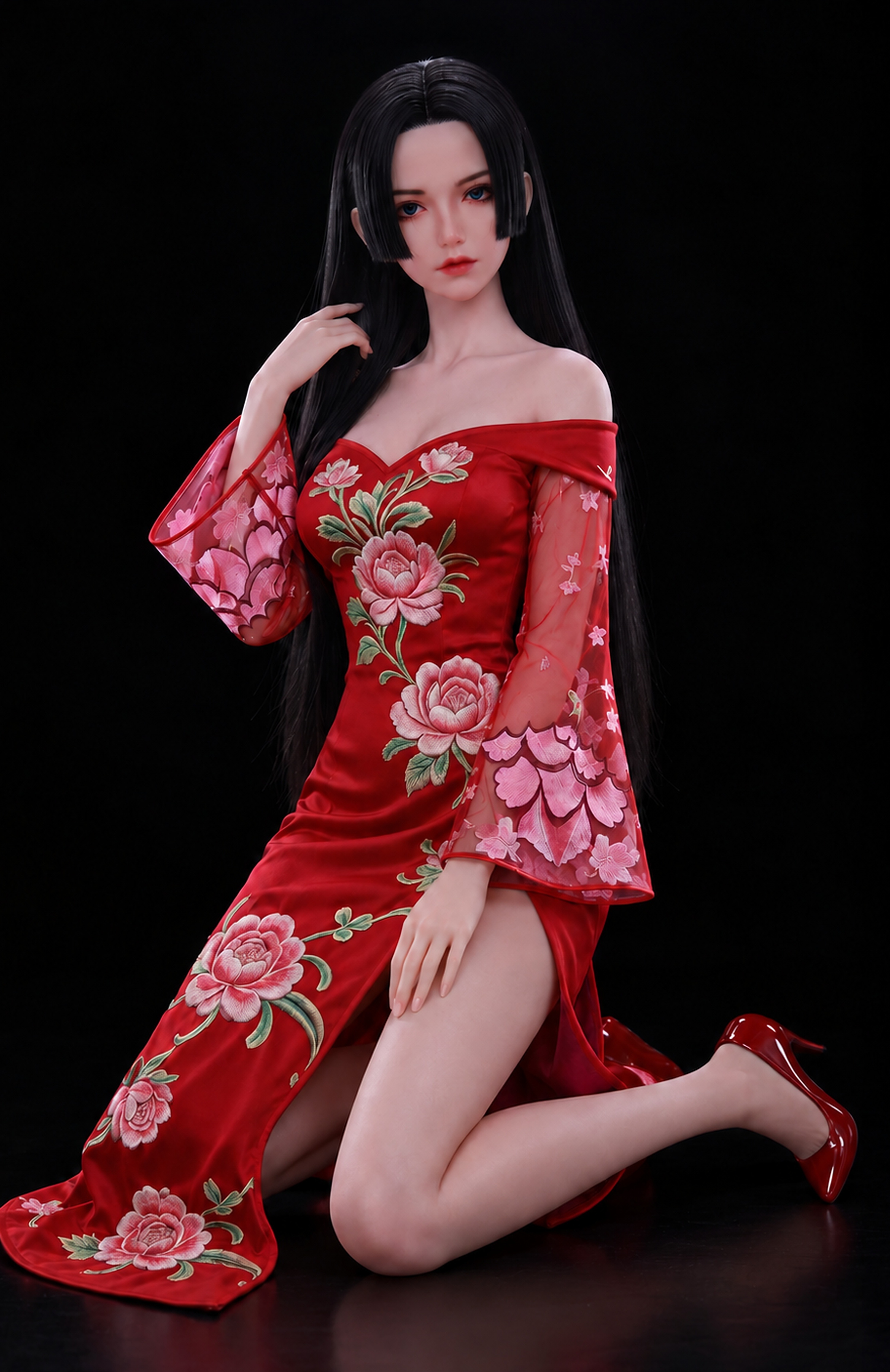 75cm Lila Fantasy Silicone Anime Doll – Mini Fantasy Character Doll with Soft Touch Collectible Design