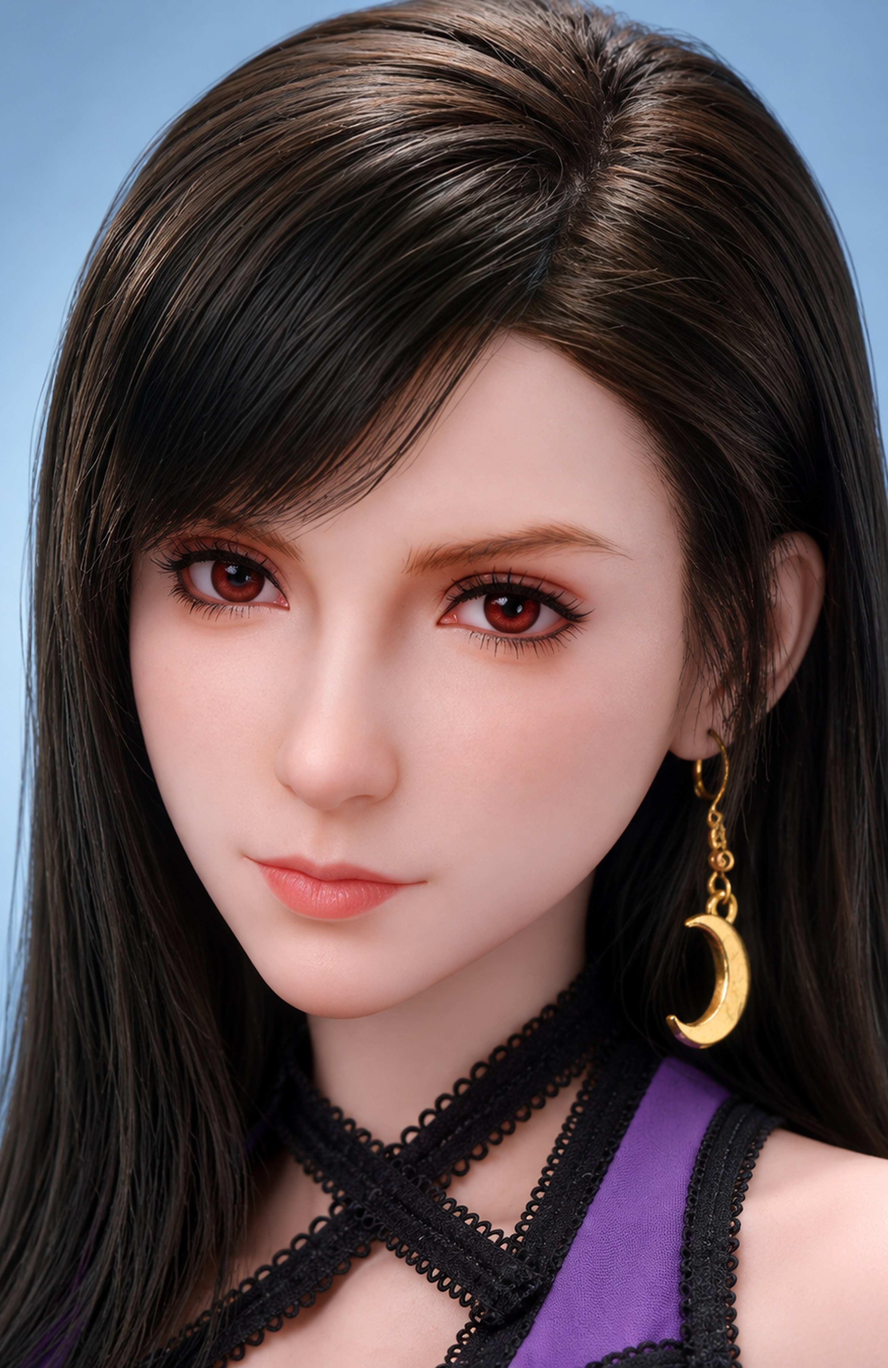 75cm Rumi Cherry Cute Silicone Anime Doll – Mini Japanese Style Kawaii Character Collectible