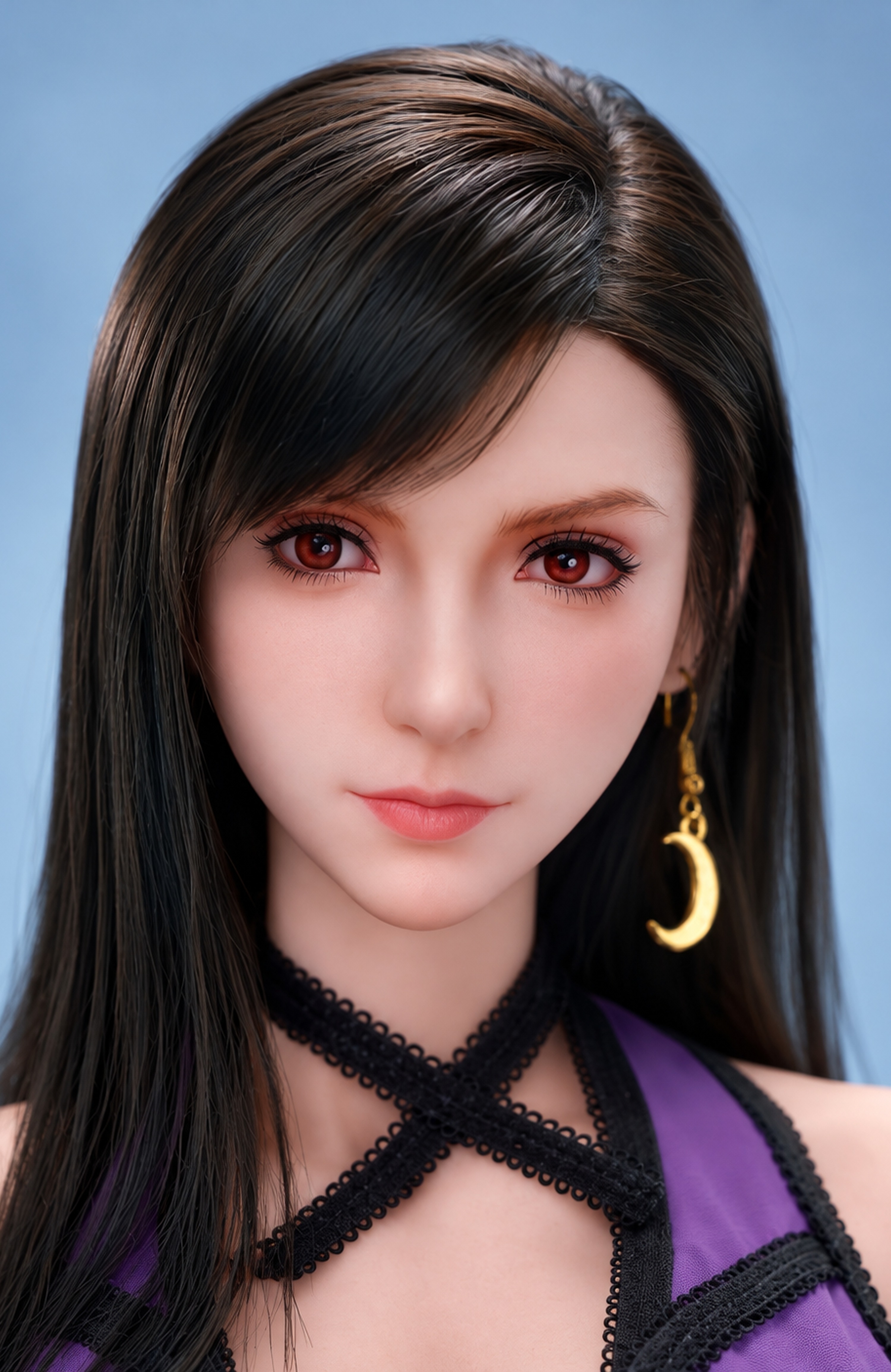 75cm Rumi Cherry Cute Silicone Anime Doll – Mini Japanese Style Kawaii Character Collectible