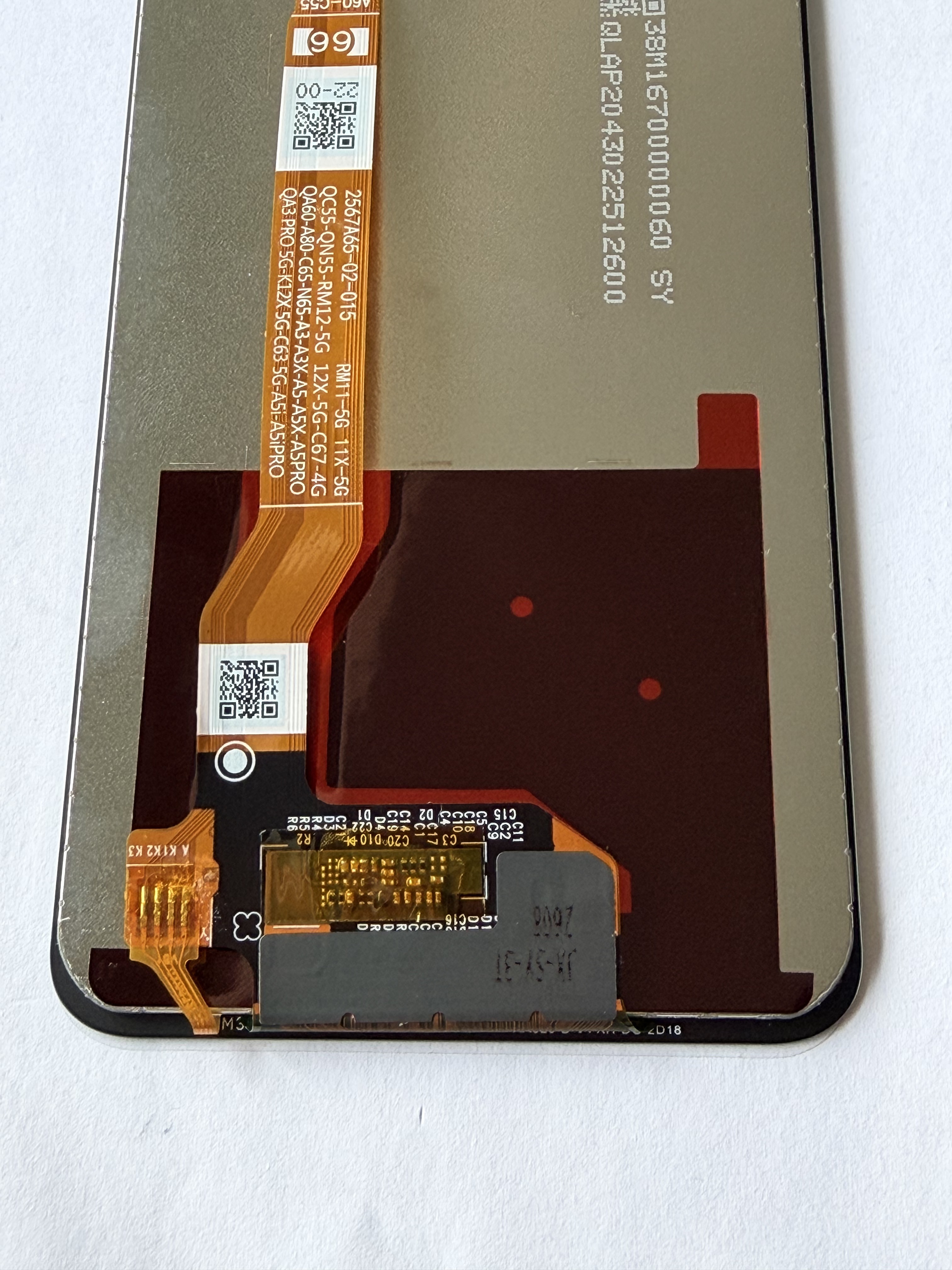 Pantalla LCD Táctil para OPPO A5 - Calidad Original, Black,Rise LCD,Pantalla OPPO A5 LCD | Rise LCD