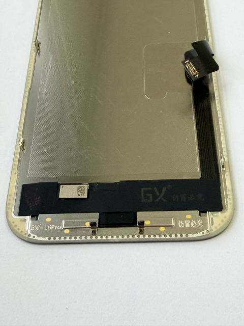 Pantalla OLED Rígida GX para iPhone 16 Pro - True Tone, IC transferible | Rise LCD