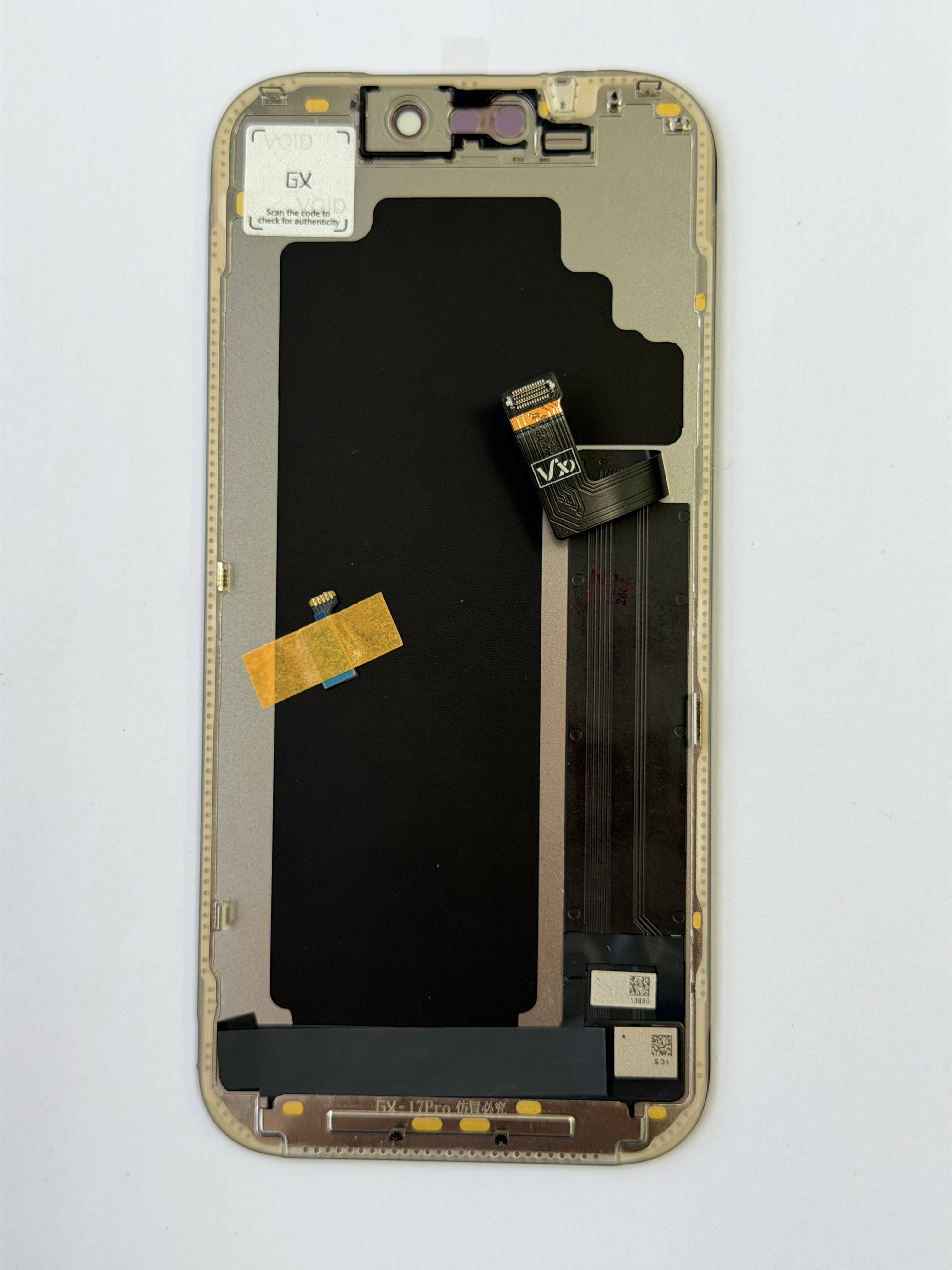Pantalla OLED Flexible GX para iPhone 17 Pro - ProMotion 120Hz, IC transferible | Rise LCD