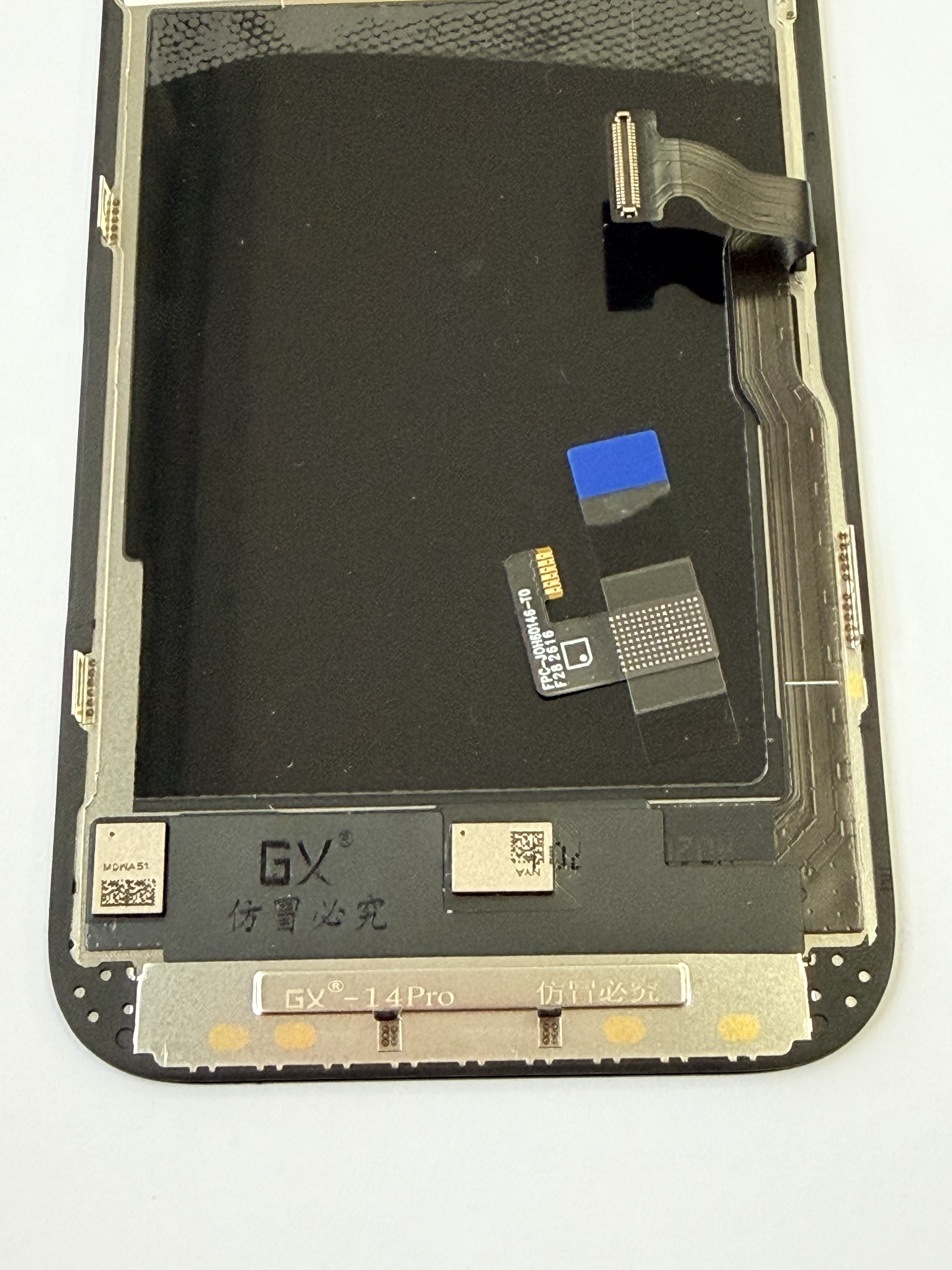 Pantalla OLED Rígida GX para iPhone 14 Pro - True Tone, IC transferible,Rise LCD,Pantalla iPhone 14 Pro OLED GX | Rise LCD