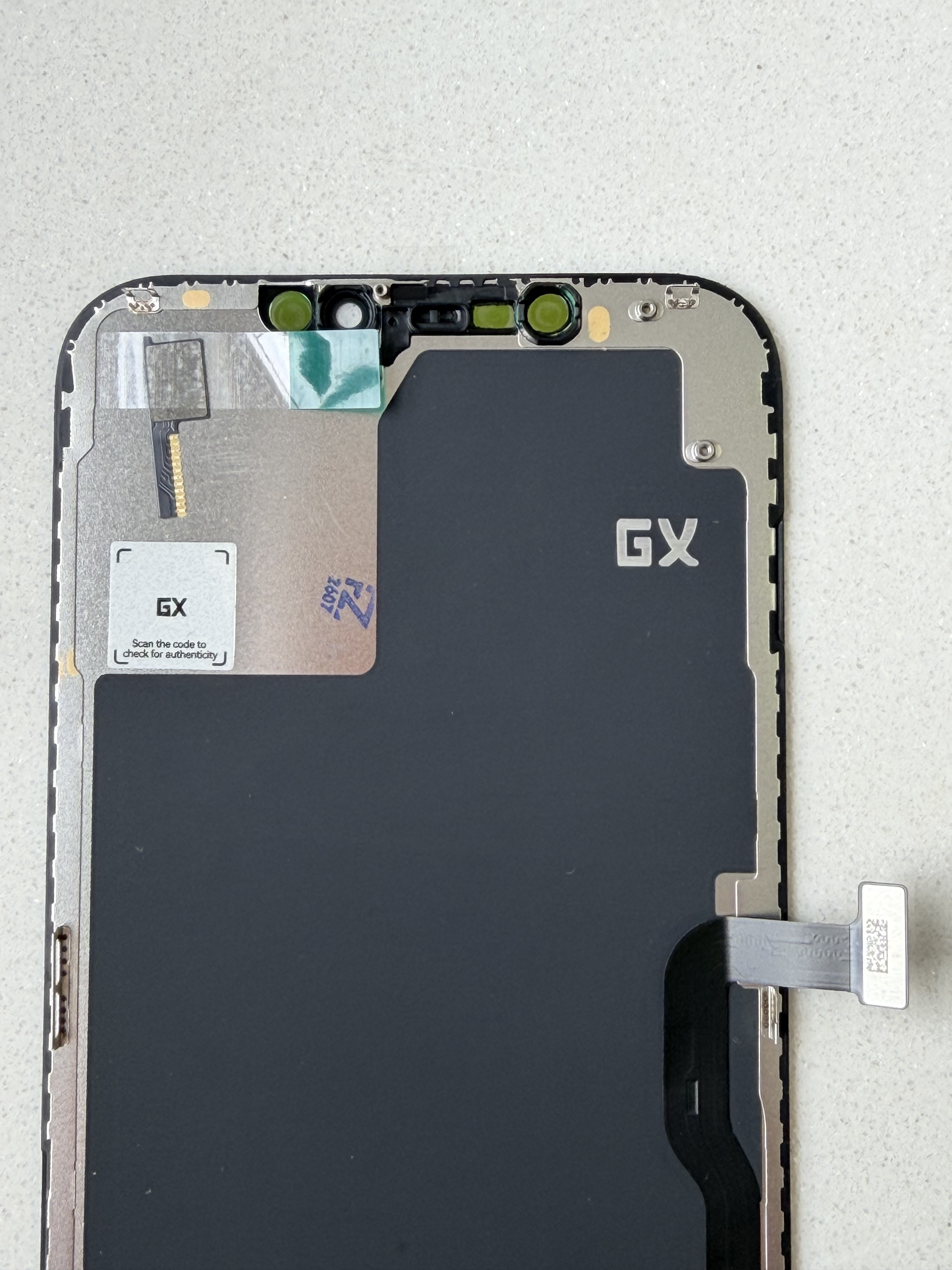Pantalla OLED Flexible GX para iPhone 12 Pro Max - Alto Brillo, IC transferible | Rise LCD
