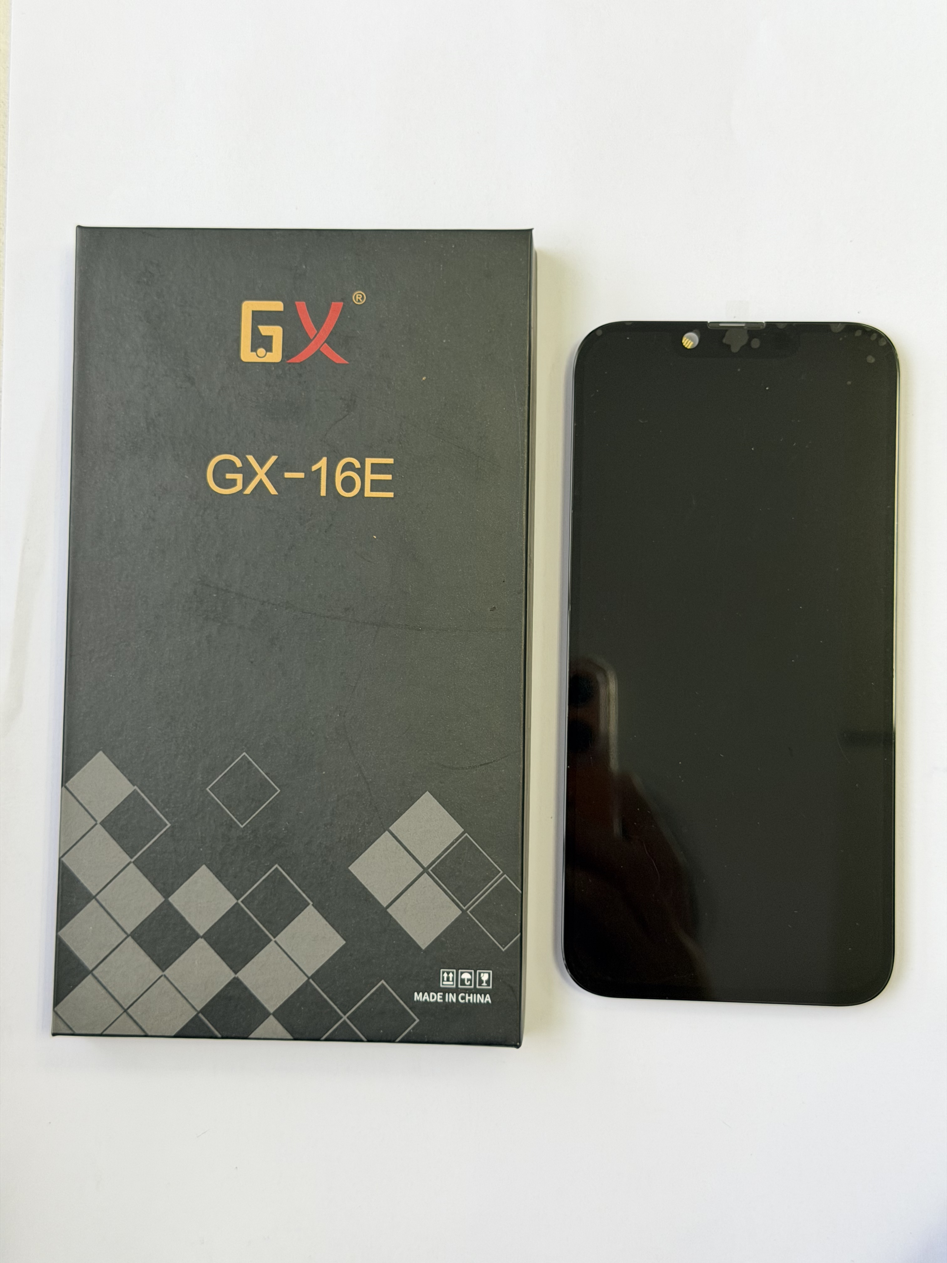 Pantalla OLED Rígida GX para iPhone 16e - True Tone, IC transferible,Rise LCD,Pantalla iPhone 16e OLED GX | Rise LCD